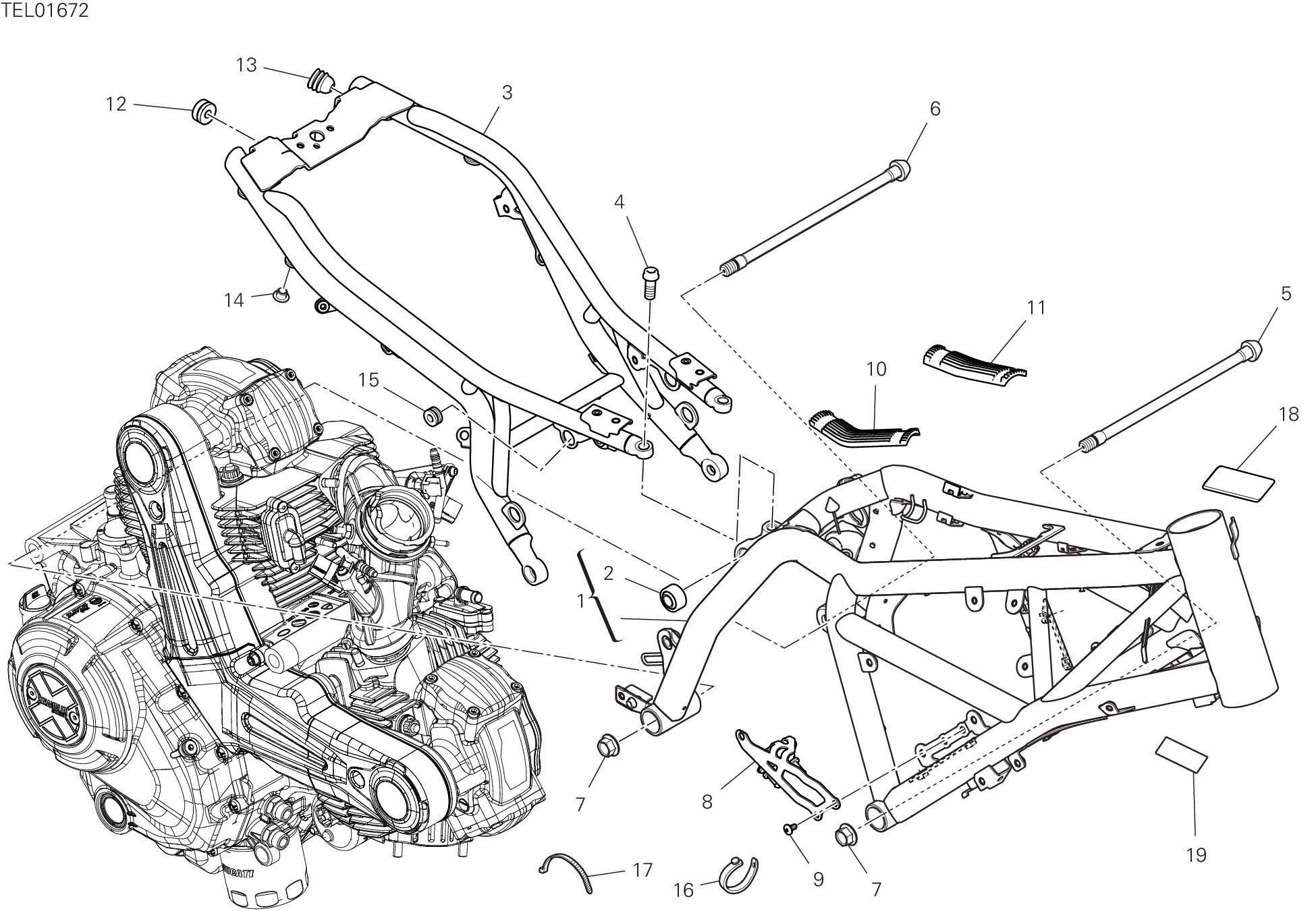 33A CADRE POUR SCRAMBLER FULL THROTTLE 2G 2023
