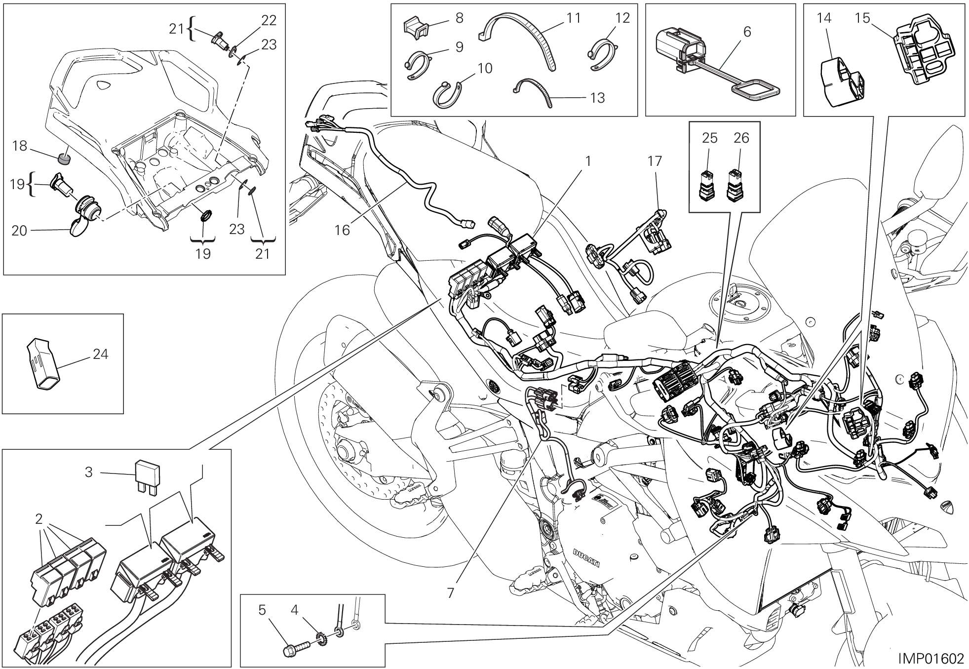 18B FAISCEAU DE FILS POUR MULTISTRADA V2 S 2024