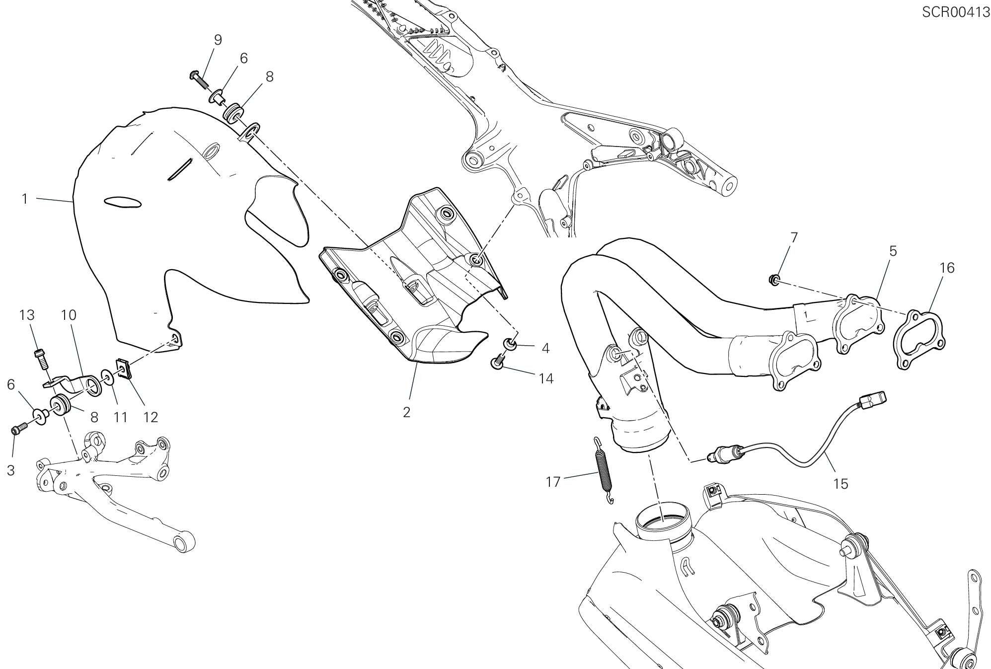 31B ECHAPPEMENT POUR SUPERBIKE PANIGALE V4 R 2023