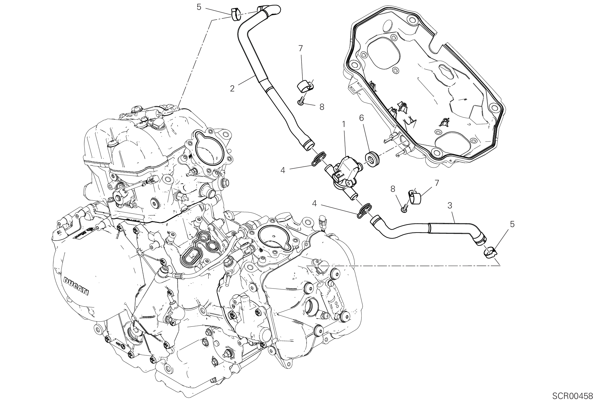 19A SYSTEME AIR SECONDAIRE POUR MULTISTRADA V2 2025
