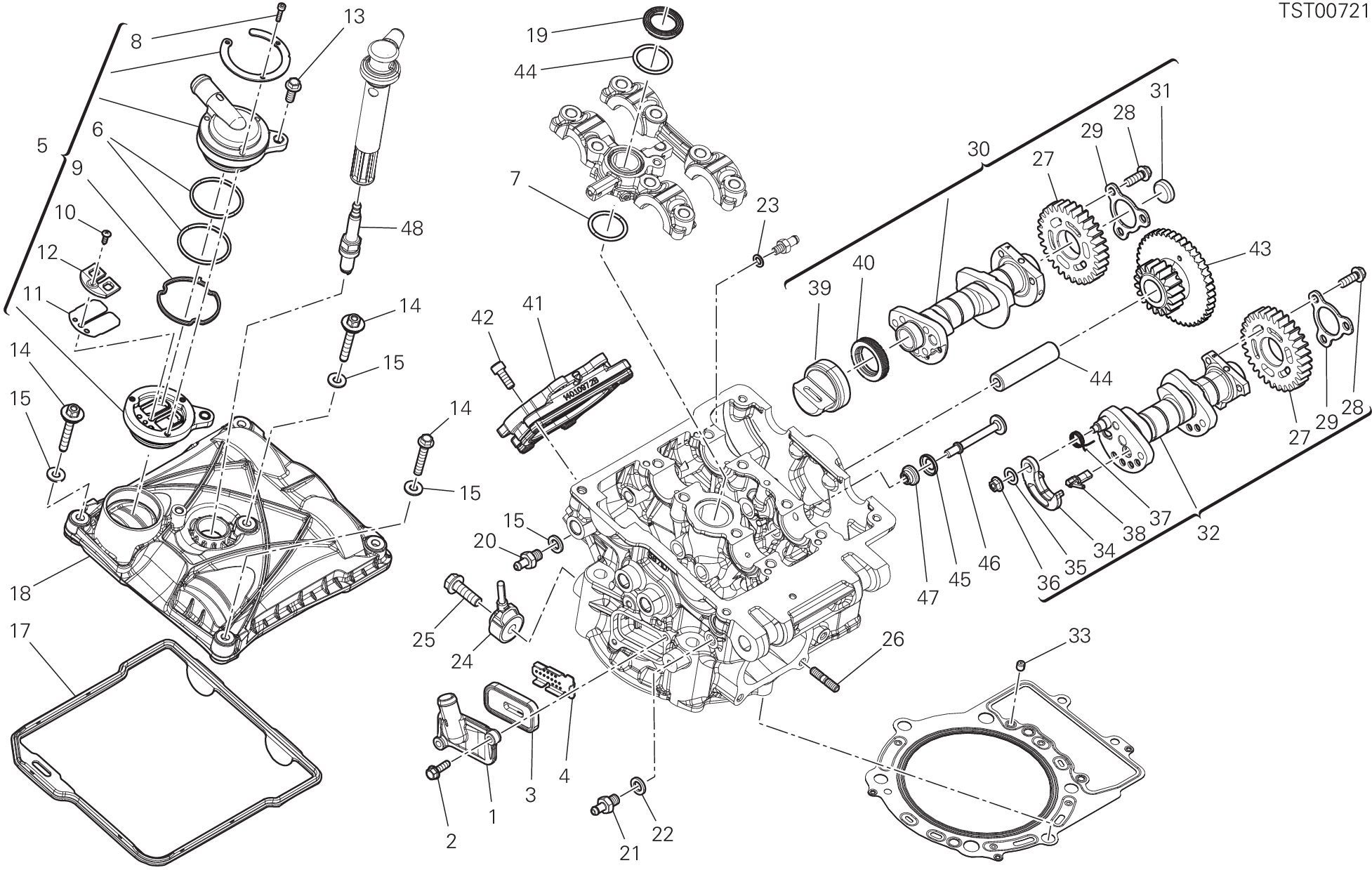 11A TESTA DISTRIBUZIONE POUR HYPERMOTARD 698 MONO 2024