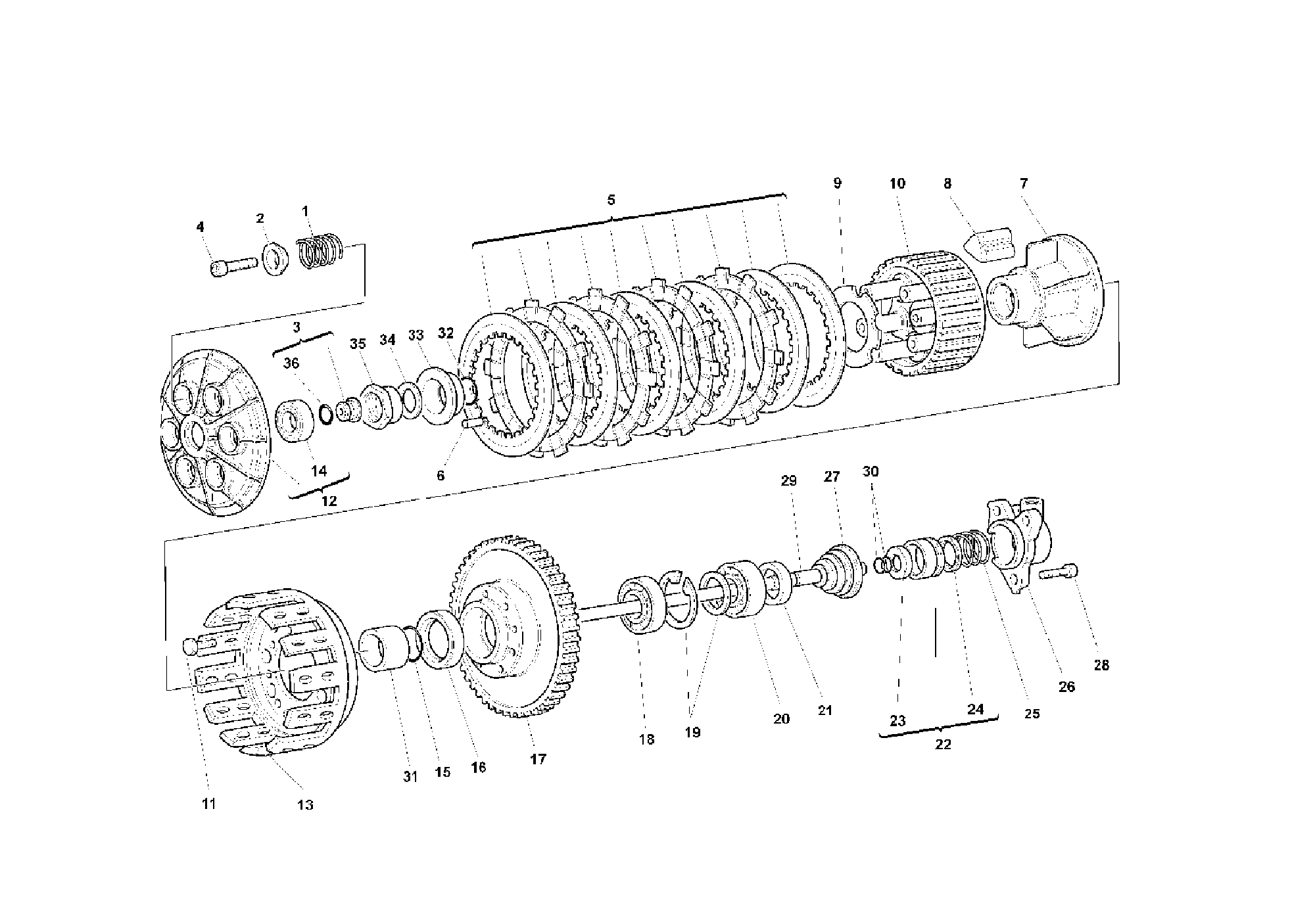 004 EMBRAYAGE POUR SUPERBIKE 996 SPS II 1999