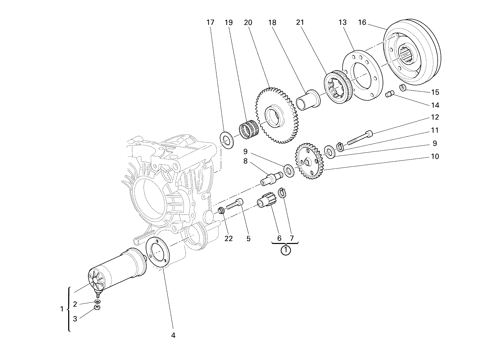 012 DEMARREUR ELECTRIQUE POUR MONSTER 695 2007