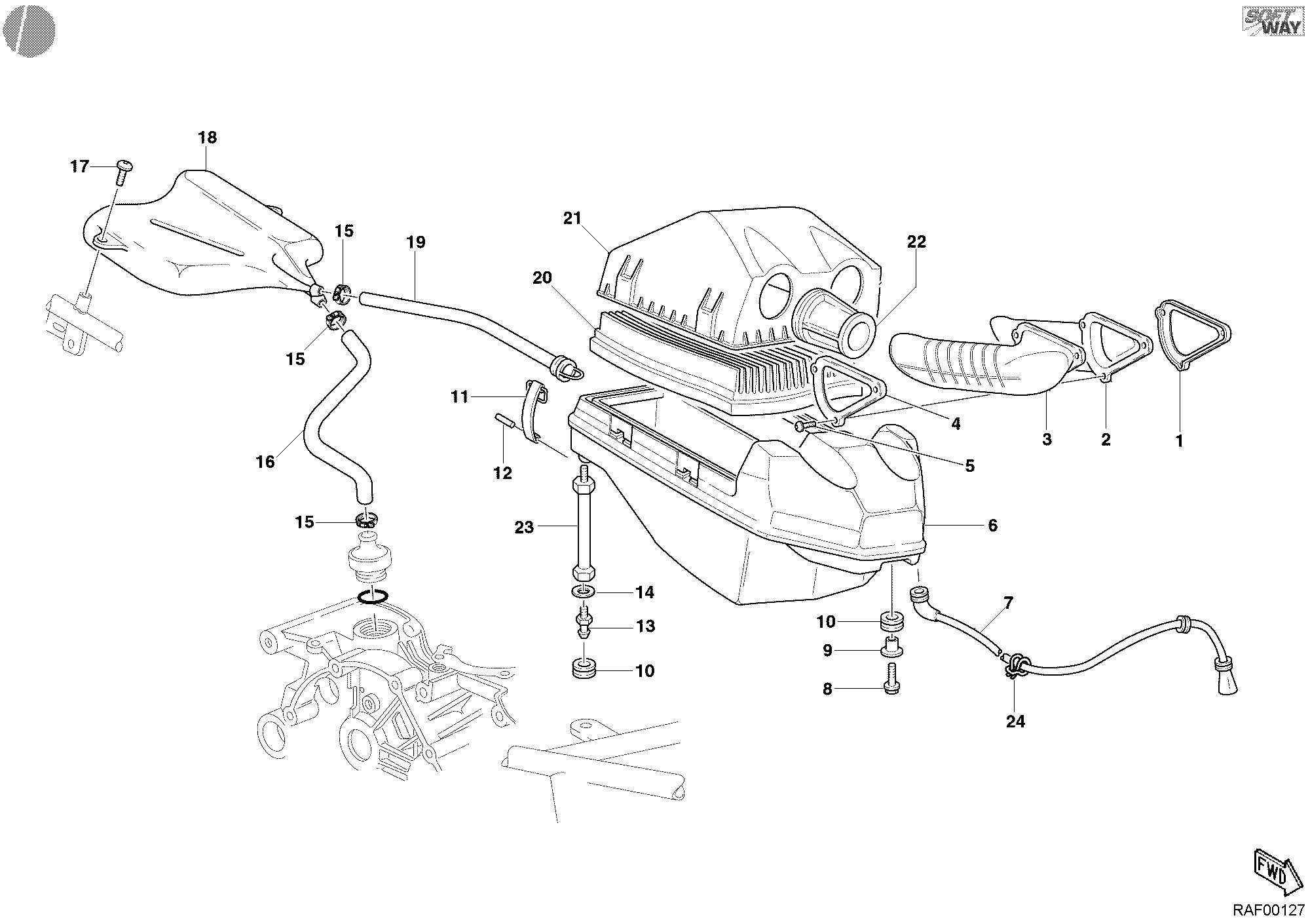 033 ADMISSION POUR SPORT TOURING ST4 2003