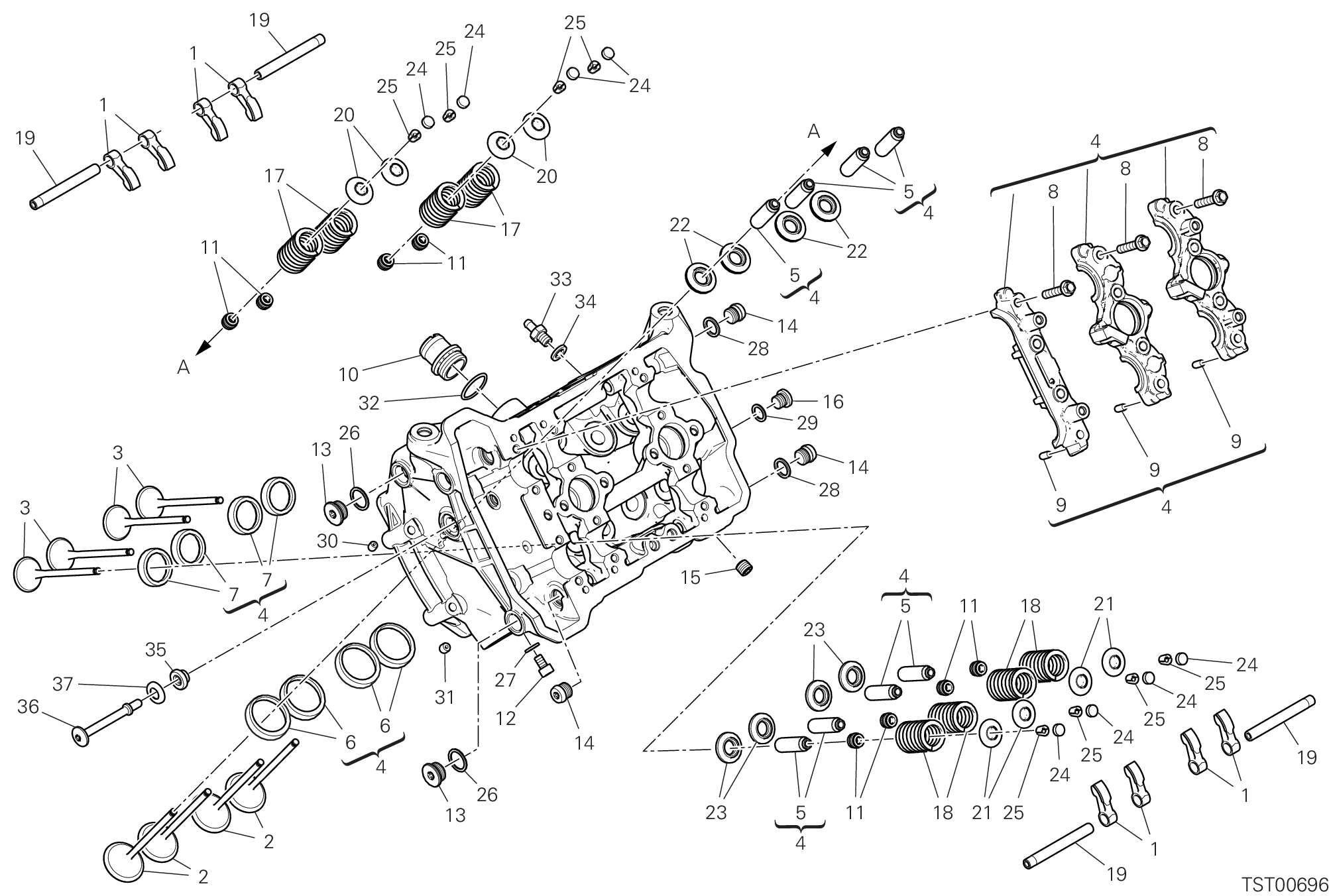 11C CULASSE AVANT POUR DIAVEL V4 2023