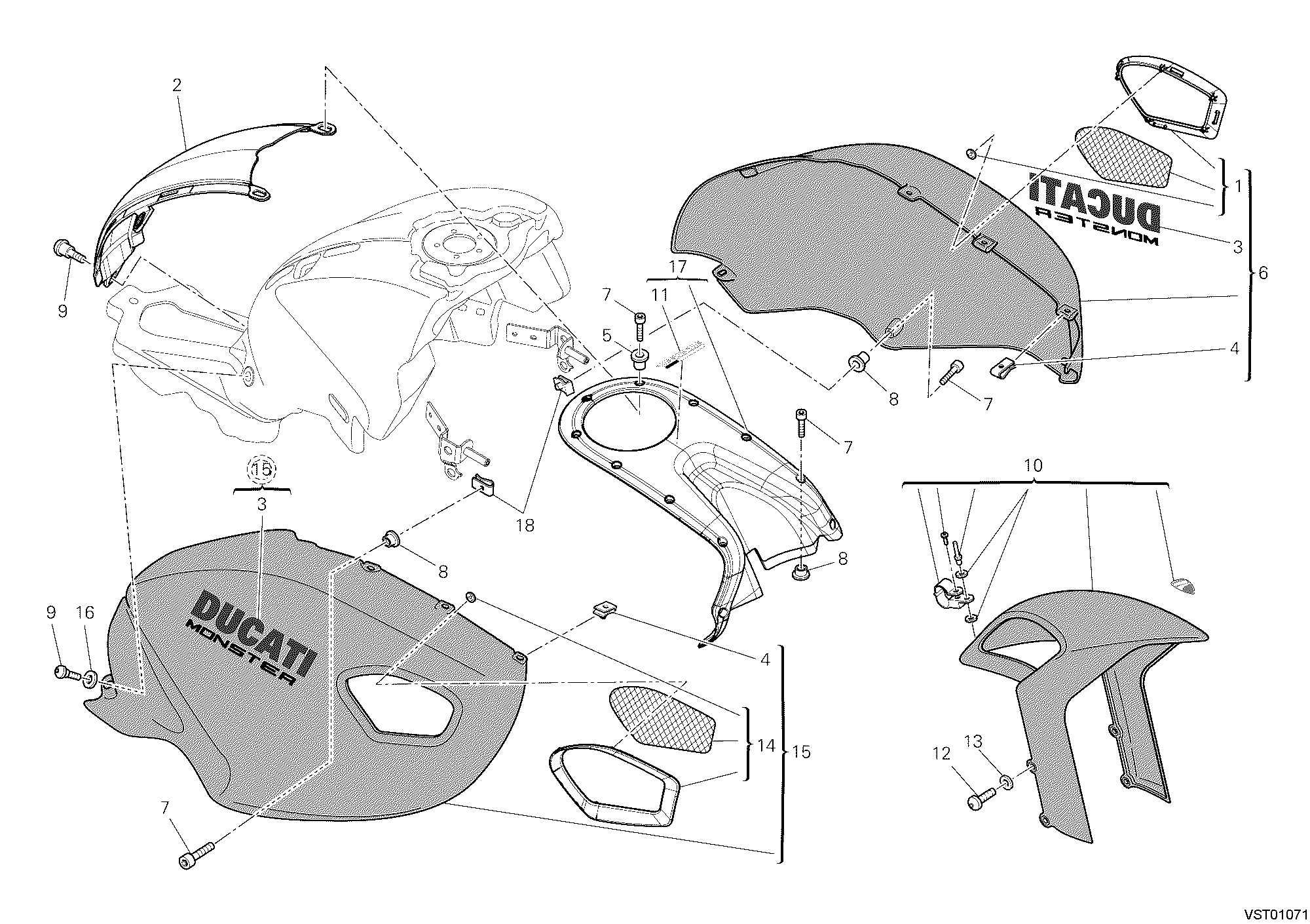 038 HABILLAGE POUR MONSTER 696 2011