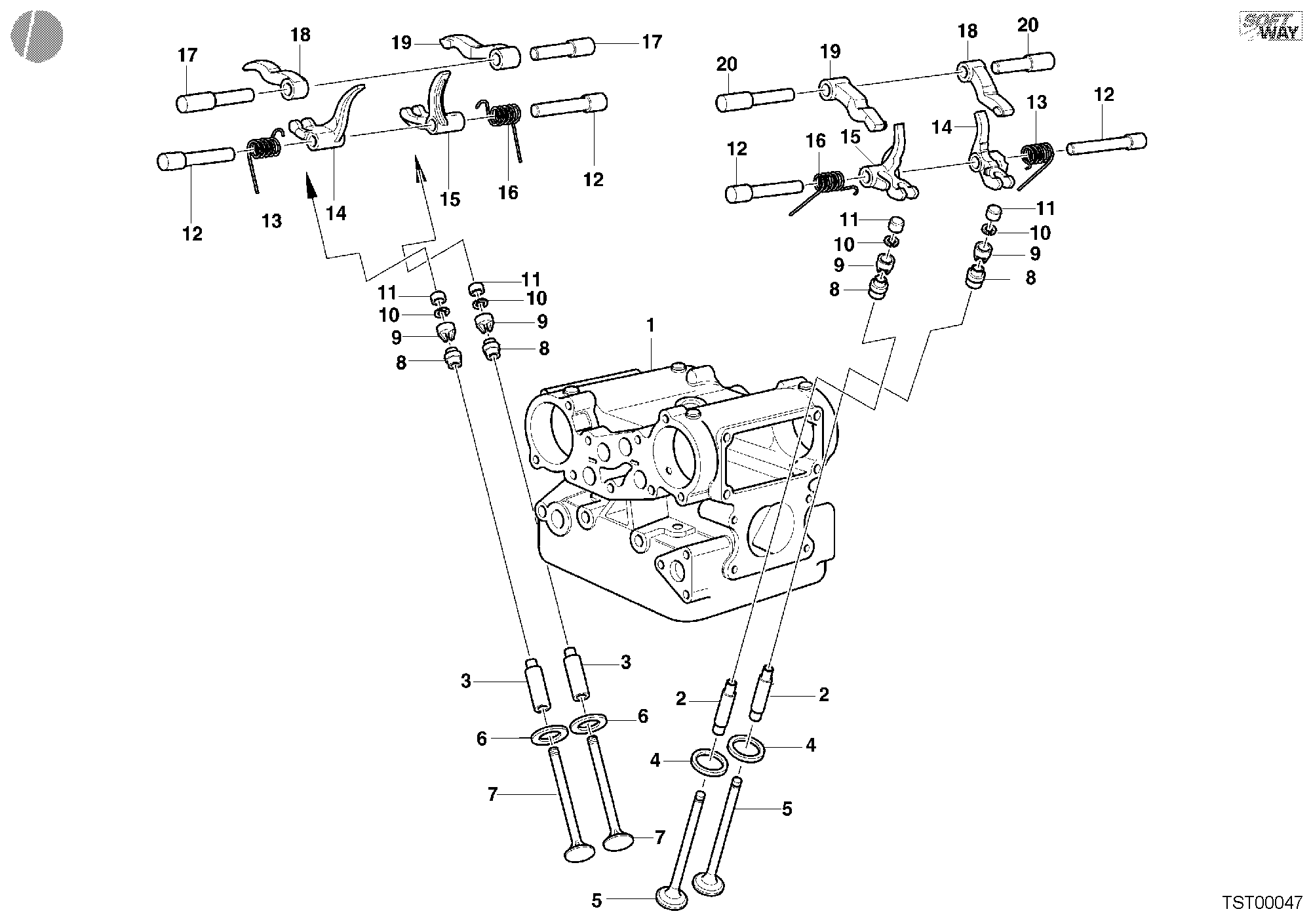 013 SOUPAPE POUR SPORT TOURING ST4 2002