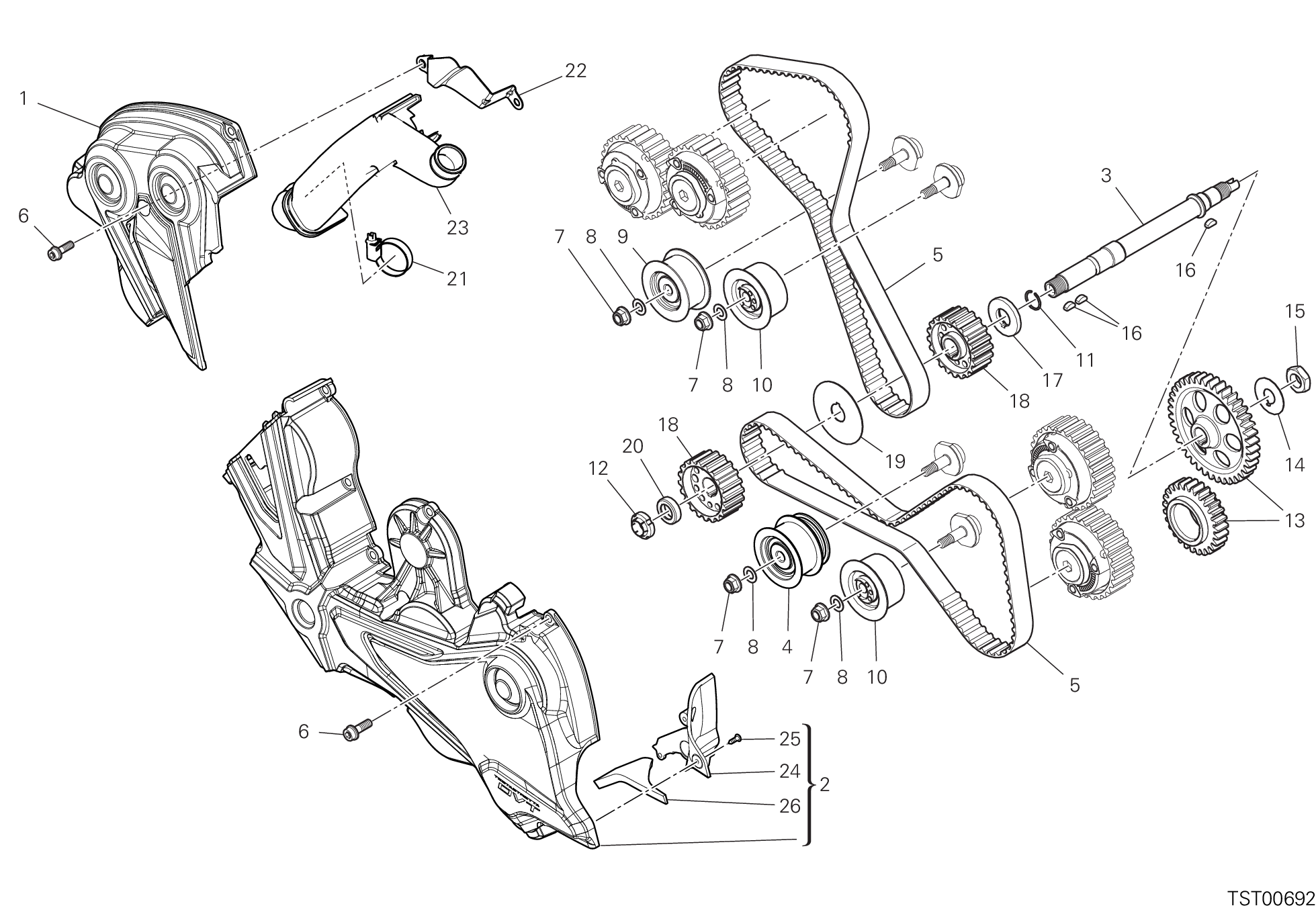 07A DISTRIBUTION POUR DIAVEL 1260 2022