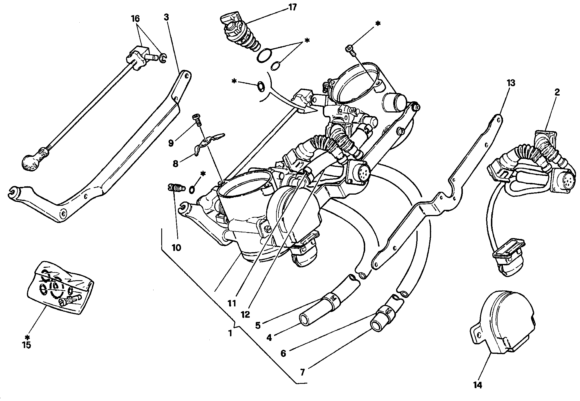 016 CORPS PAPILLON POUR SUPERBIKE 916 1994