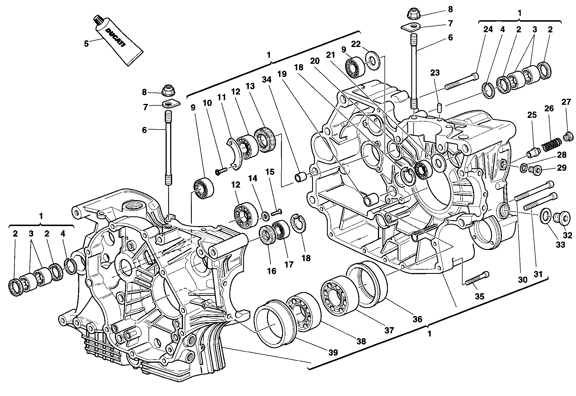 010 CARTER MOTEUR POUR SPORT TOURING ST2 1998