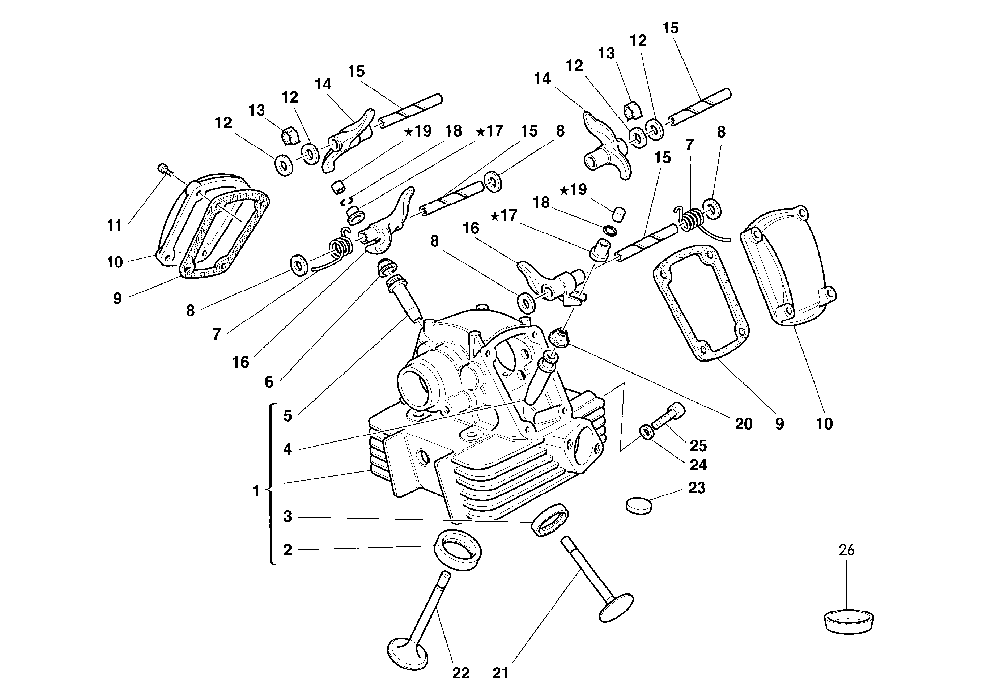 014 CULASSE VERTICALE POUR SPORT TOURING ST2 2000