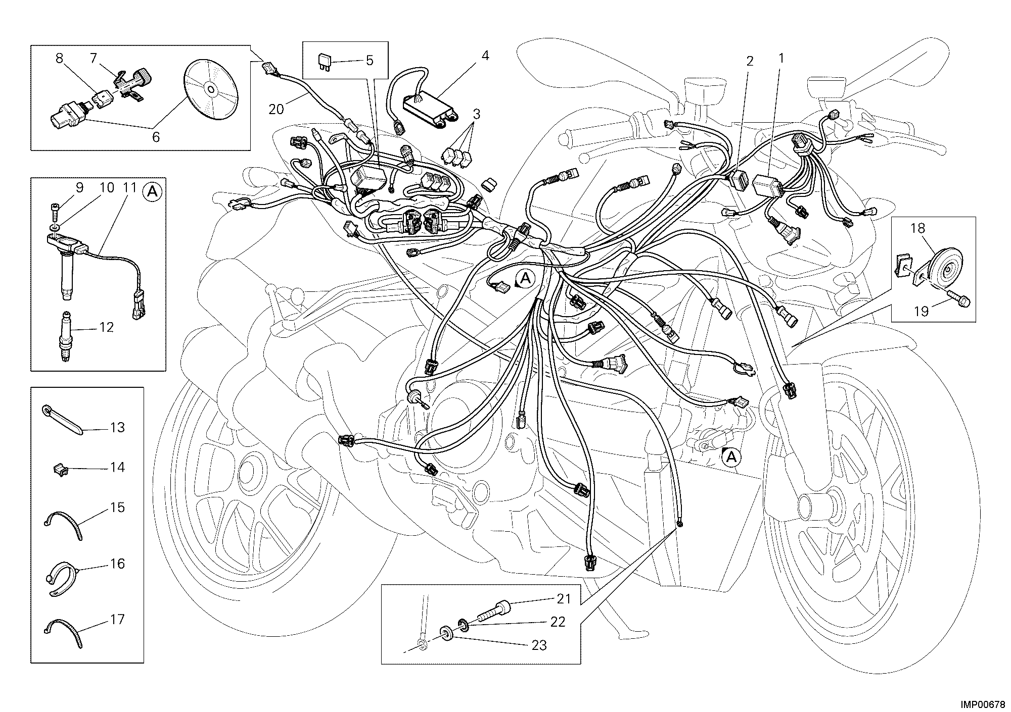 18A FAISCEAU DE FILS POUR STREETFIGHTER S 2010
