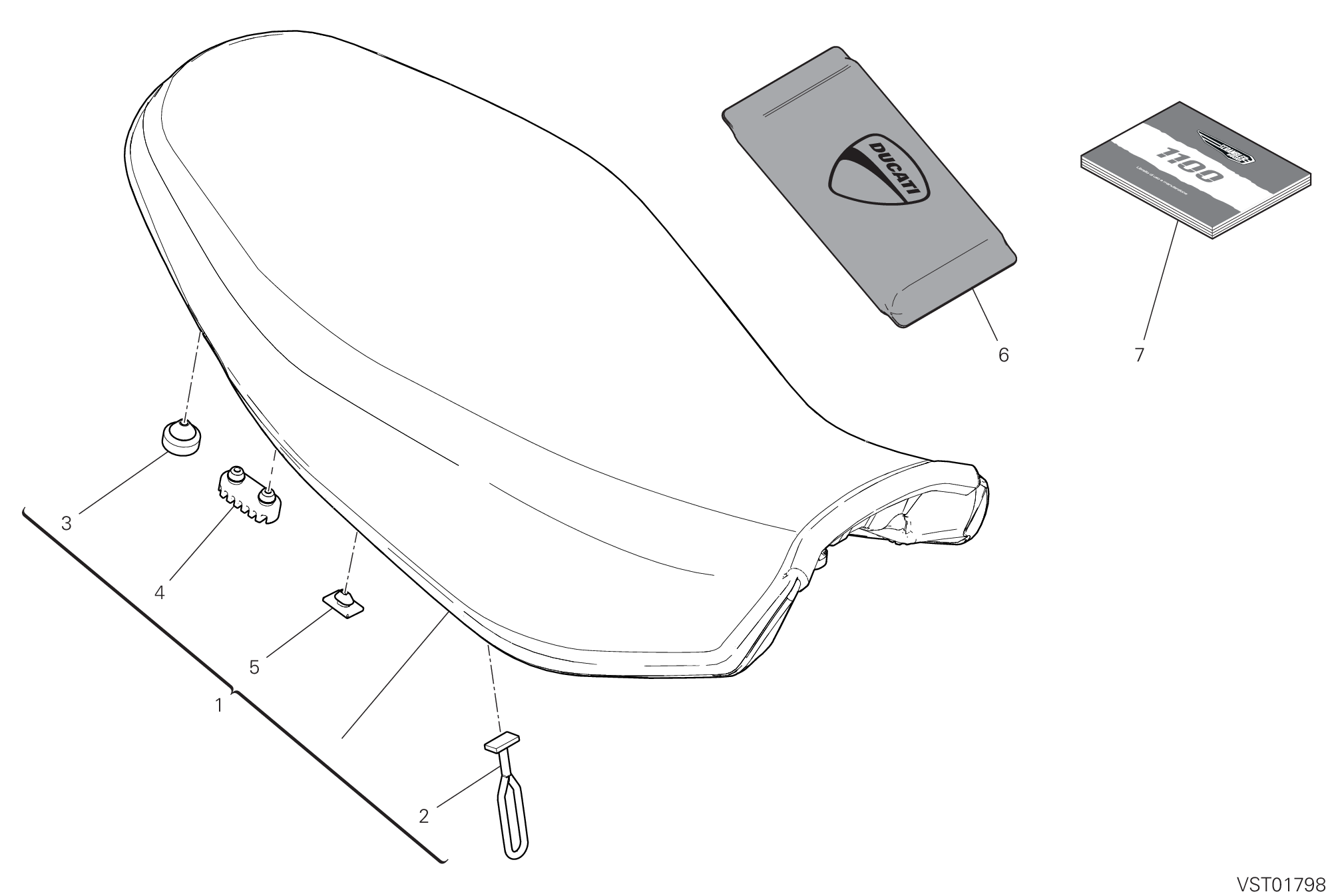 32A SELLE POUR SCRAMBLER 1100 SPECIAL 2018