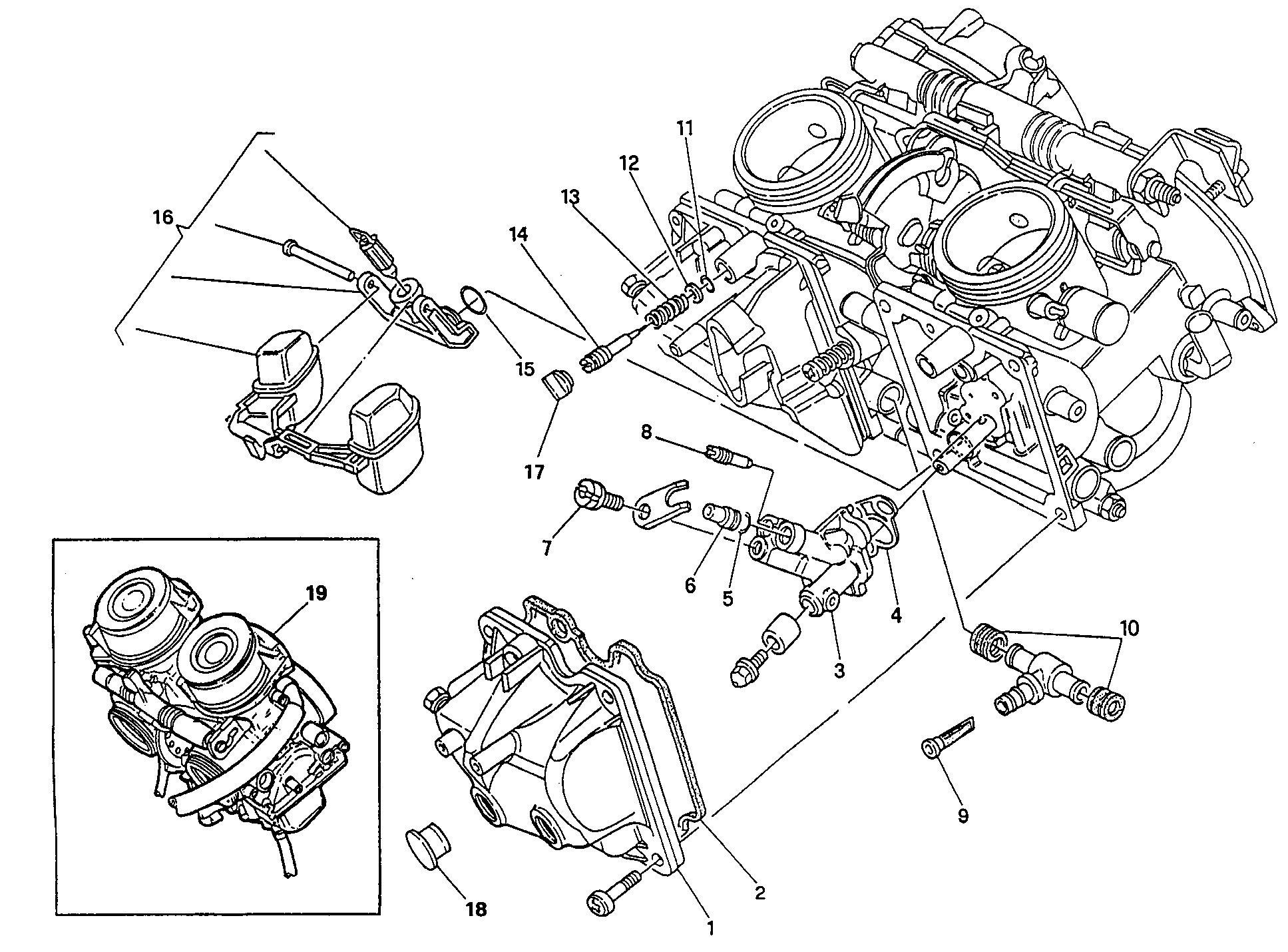 016 CARBURATEUR POUR SUPERSPORT 750 SS 1991