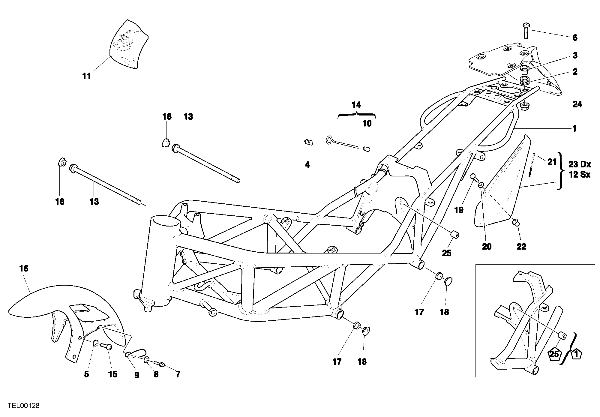 023 CADRE POUR MONSTER S4 2001