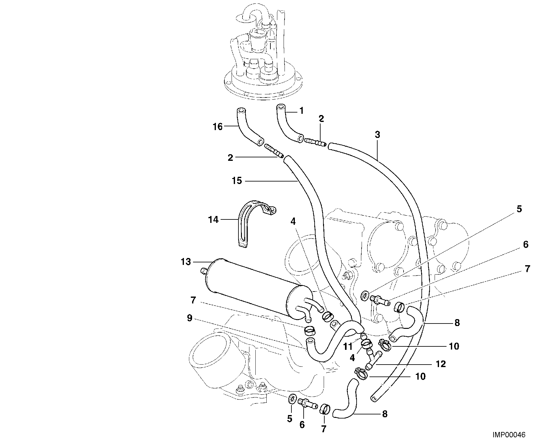 037 FILTRE CANISTER USA POUR SUPERBIKE 748 S 2000