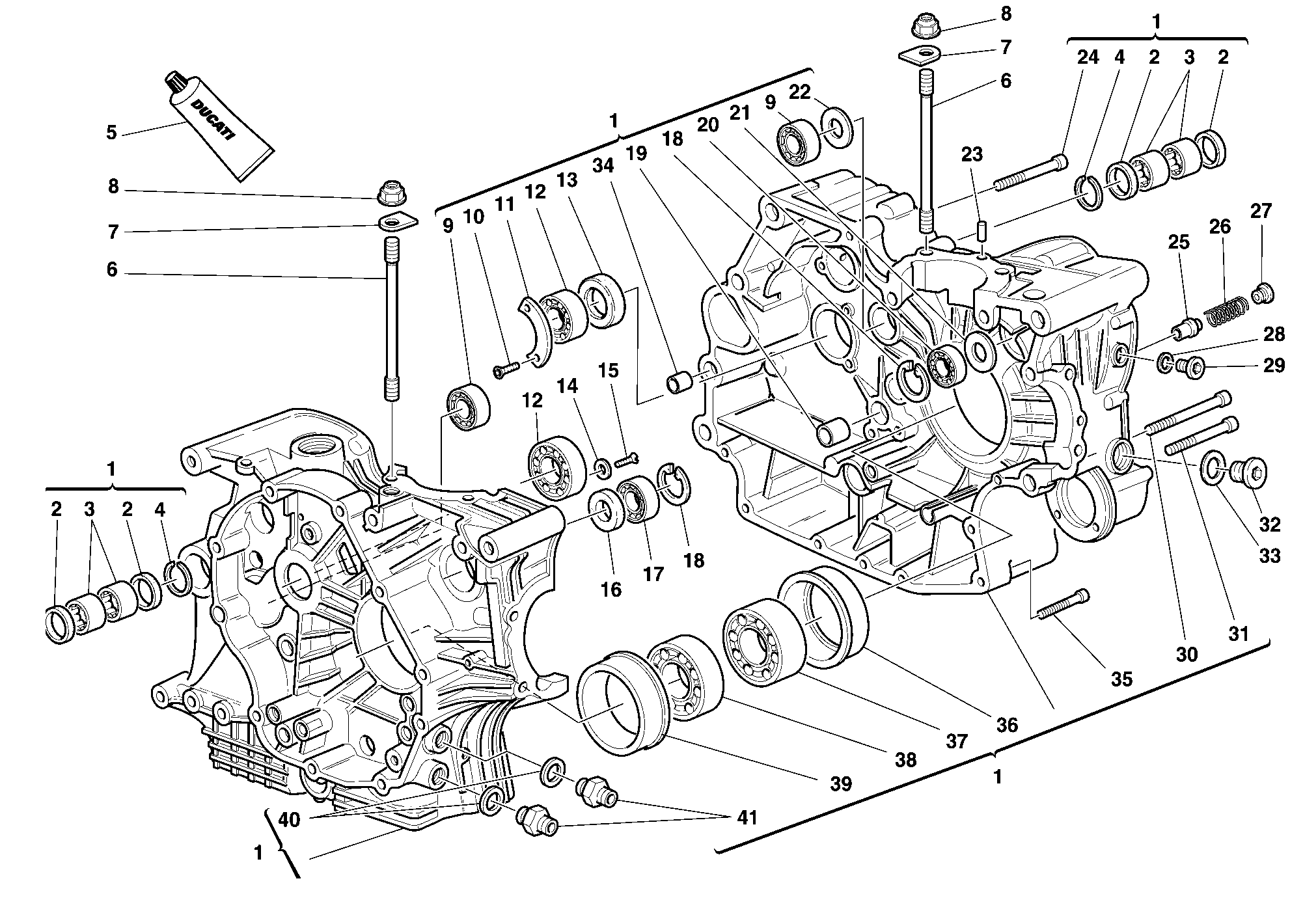 010 CARTER MOTEUR POUR SPORT TOURING ST4 1999