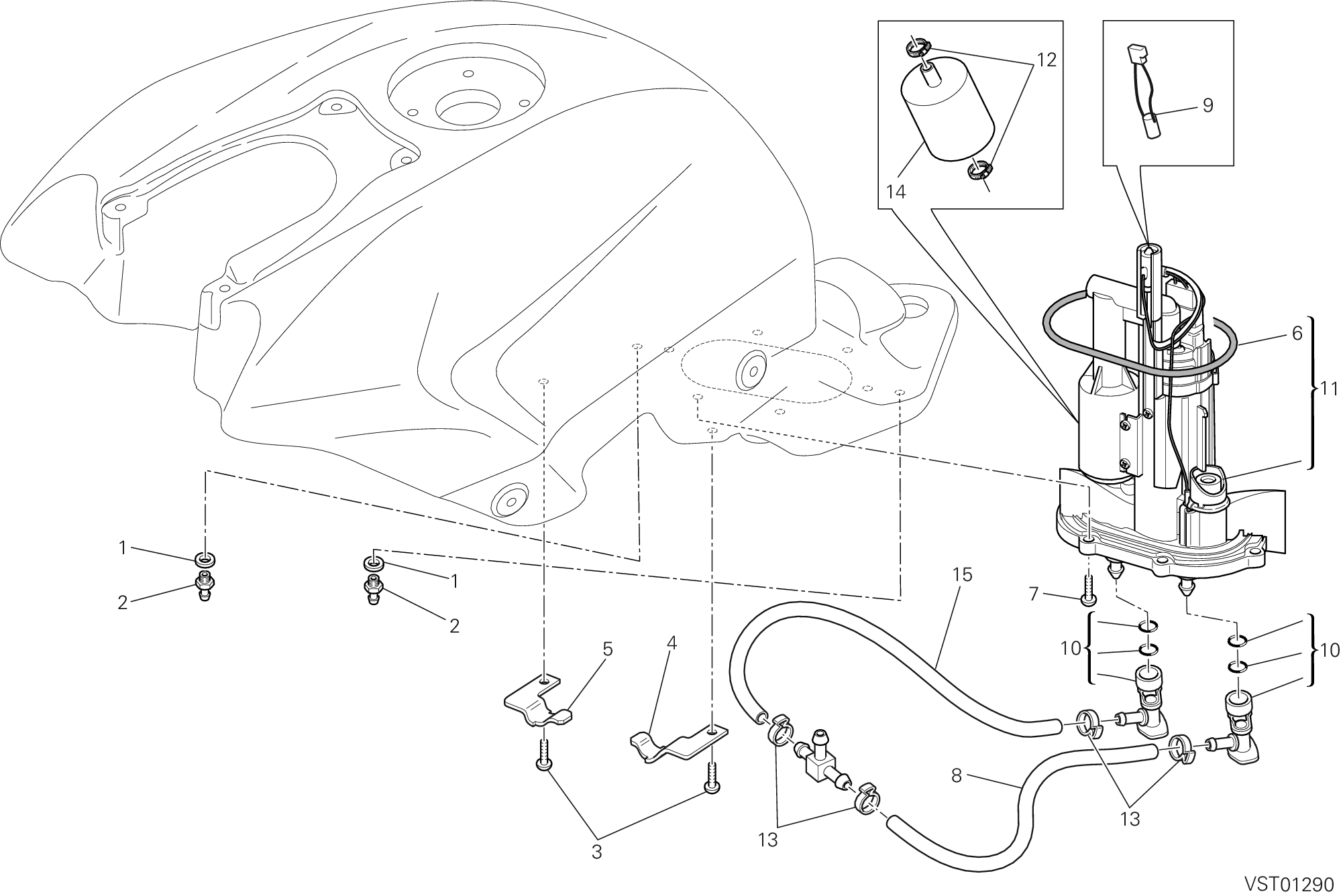 32A POMPE A CARBURANT POUR STREETFIGHTER S 2013