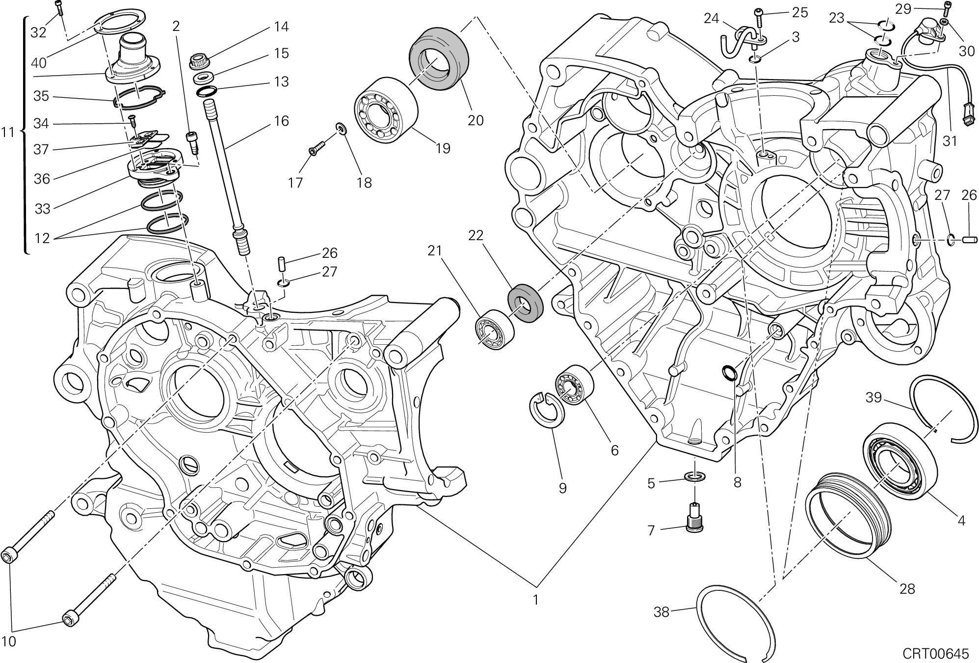 010 PAIRE DE DEMI CARTERS POUR DIAVEL 2013