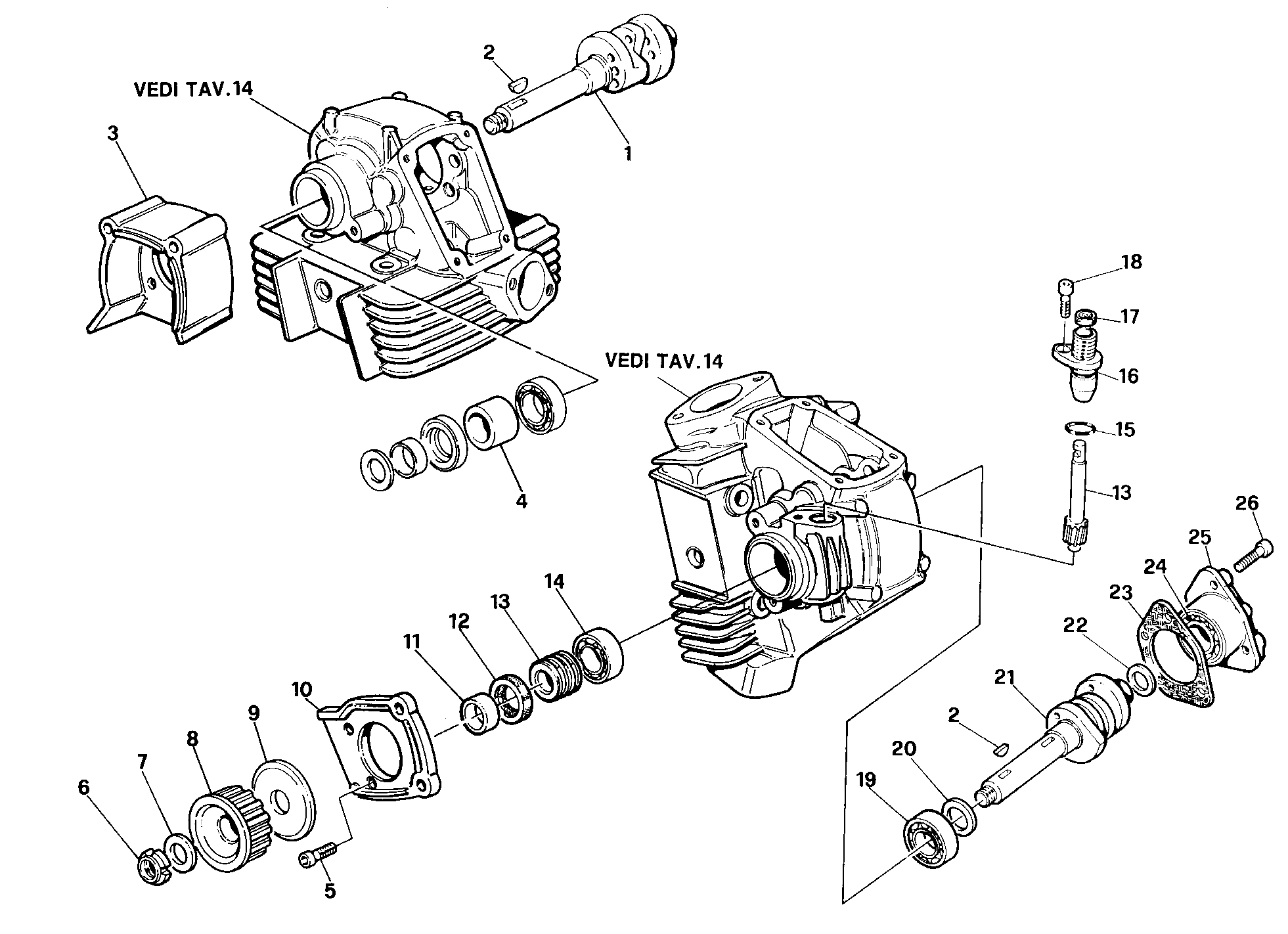 013 ARBRE A CAMES POUR SUPERBIKE 907 IE 1990