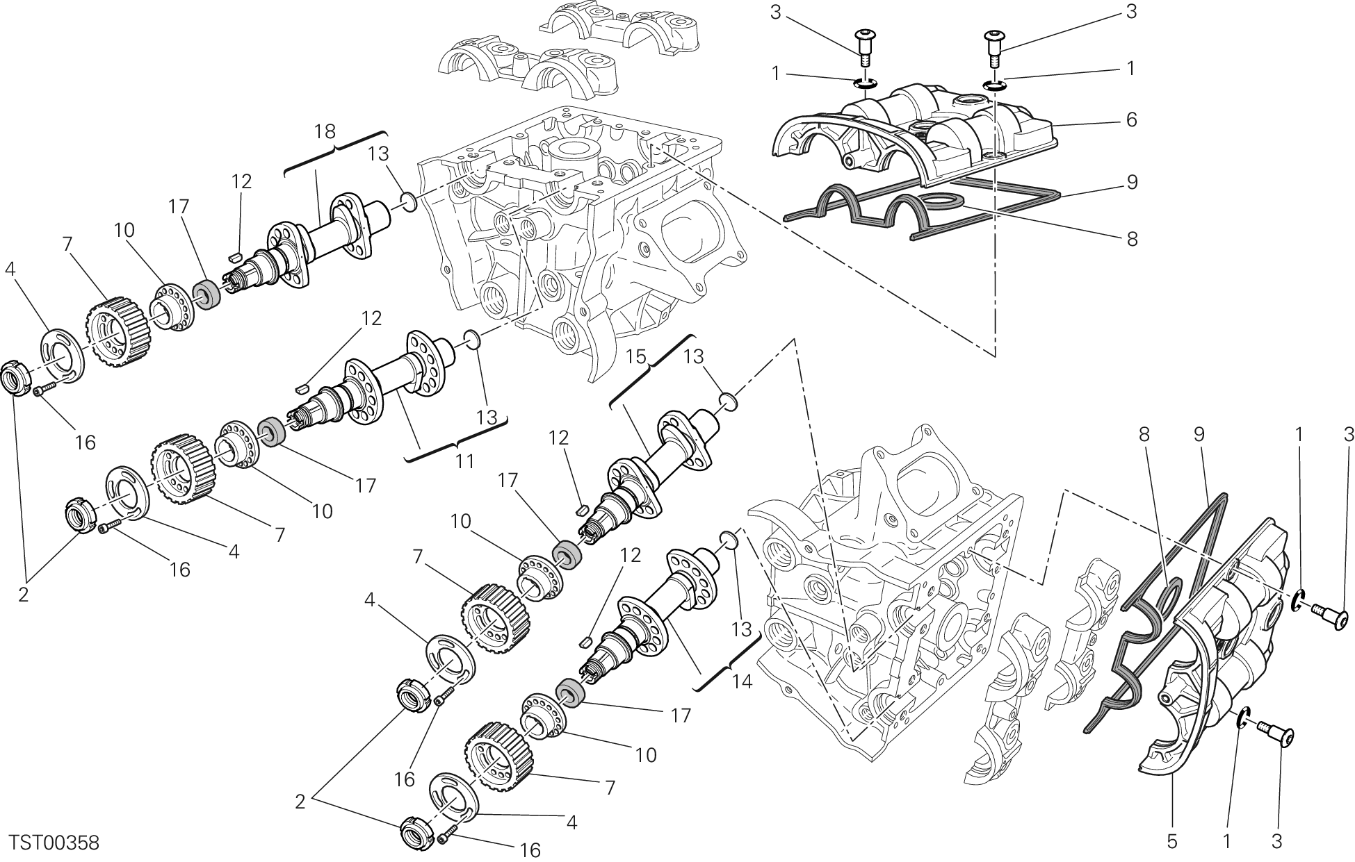 013 ARBRE A CAMES POUR STREETFIGHTER 848 2015