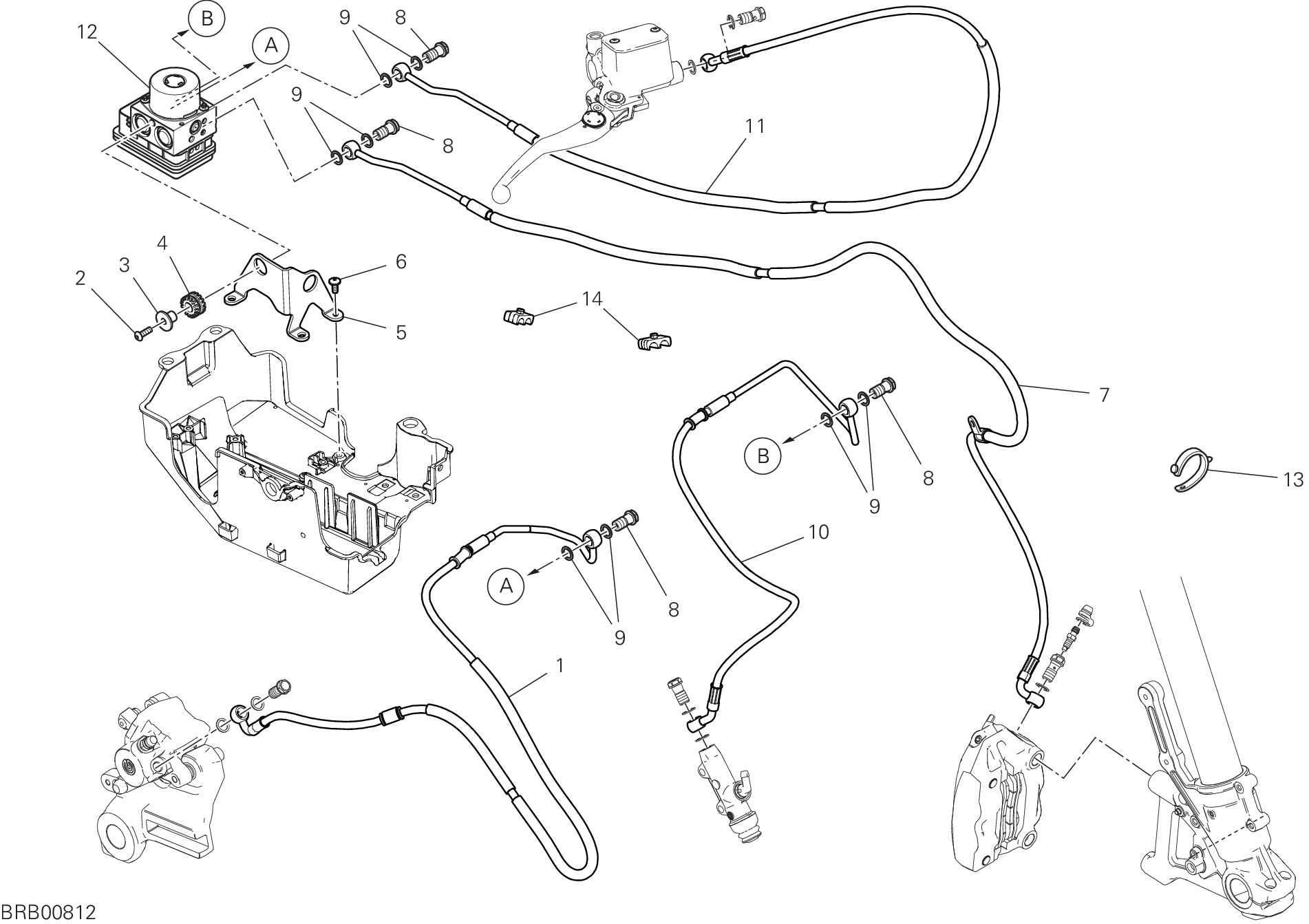 20C SYSTEME DE FREIN ABS POUR SCRAMBLER URBAN MOTARD 2022