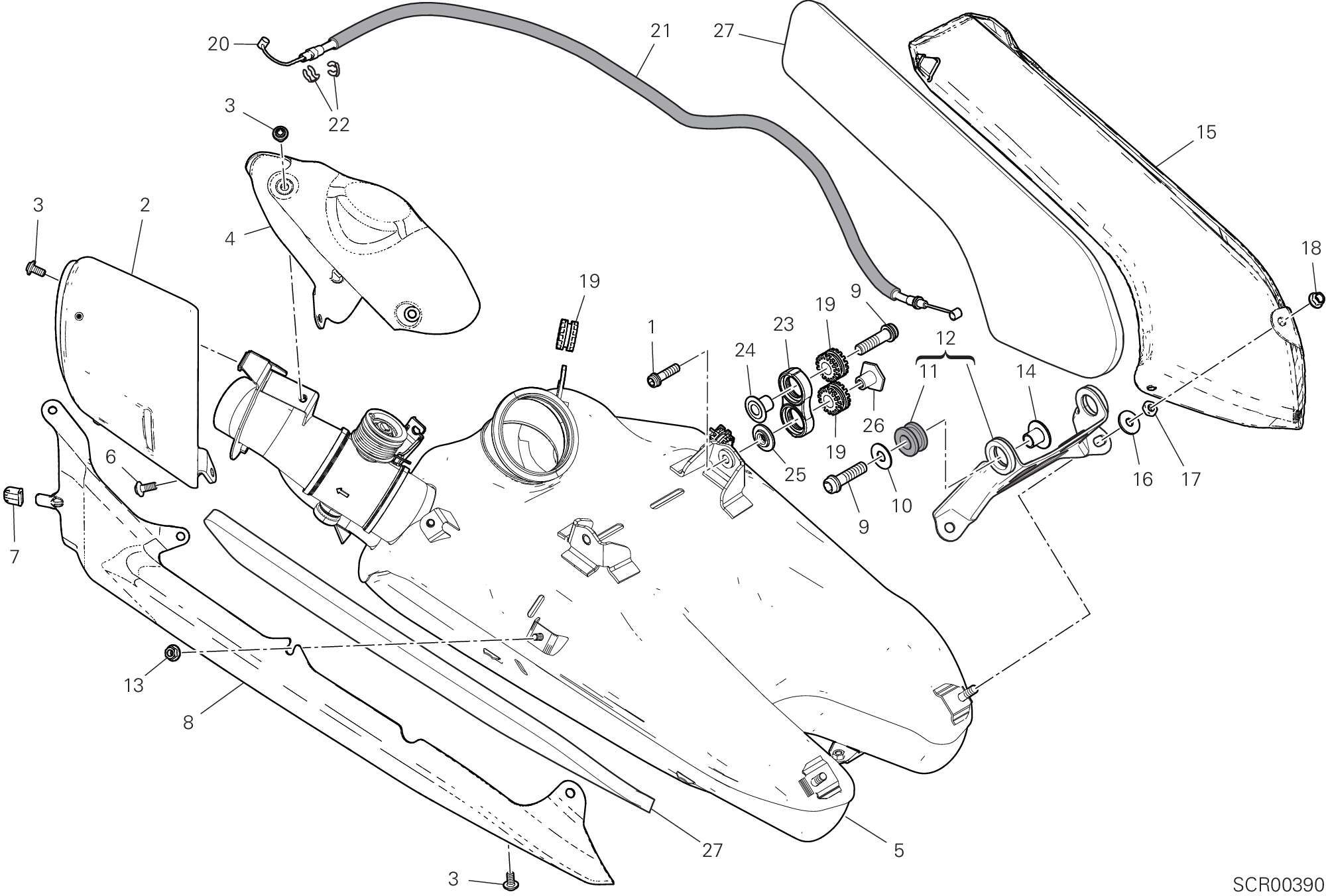 31A SILENCIEUX POUR SUPERBIKE PANIGALE V2 TROY BAYLISS 2024