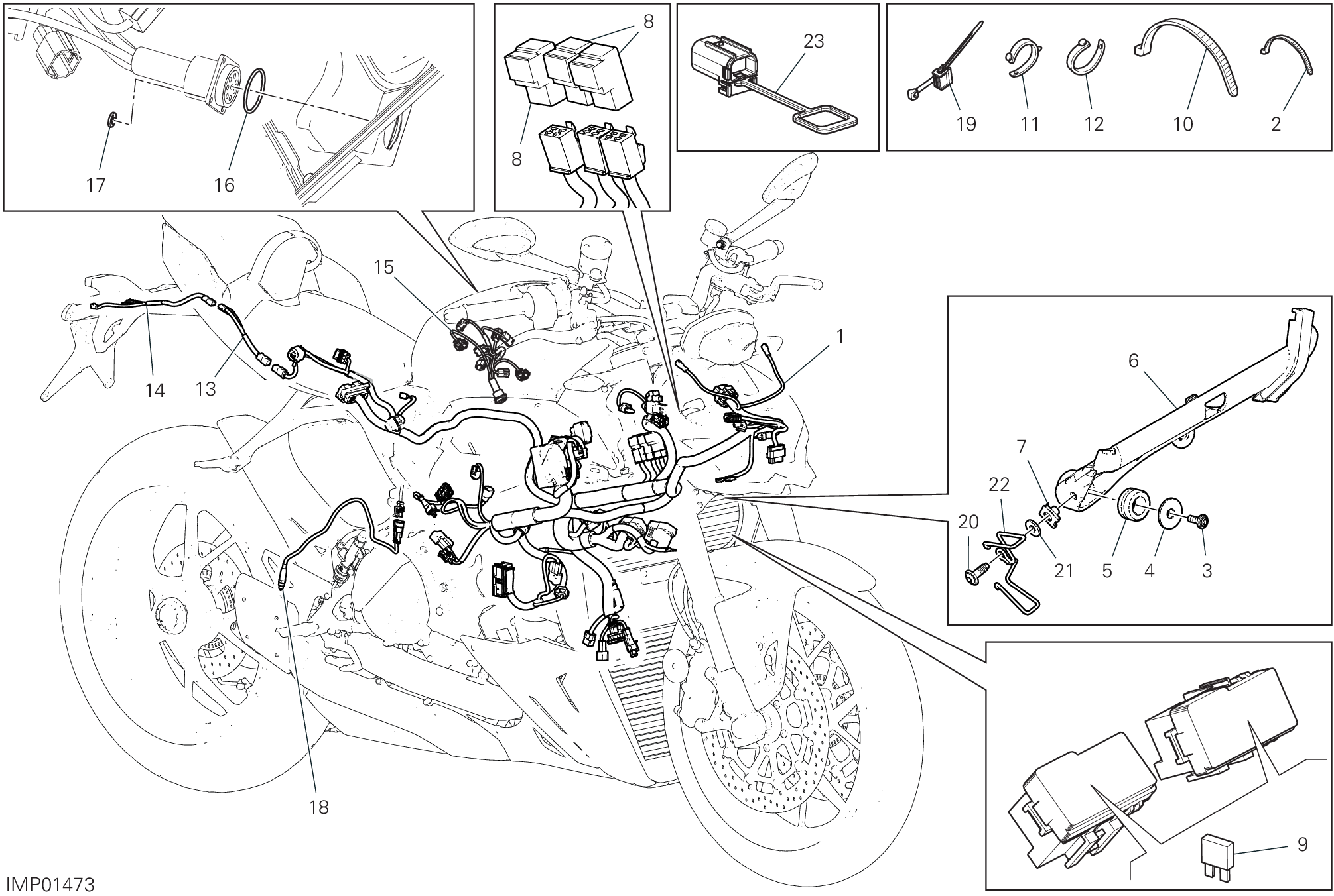 13D CIRCUIT ELECTRIQUE VEHICULE POUR STREETFIGHTER V2 2022