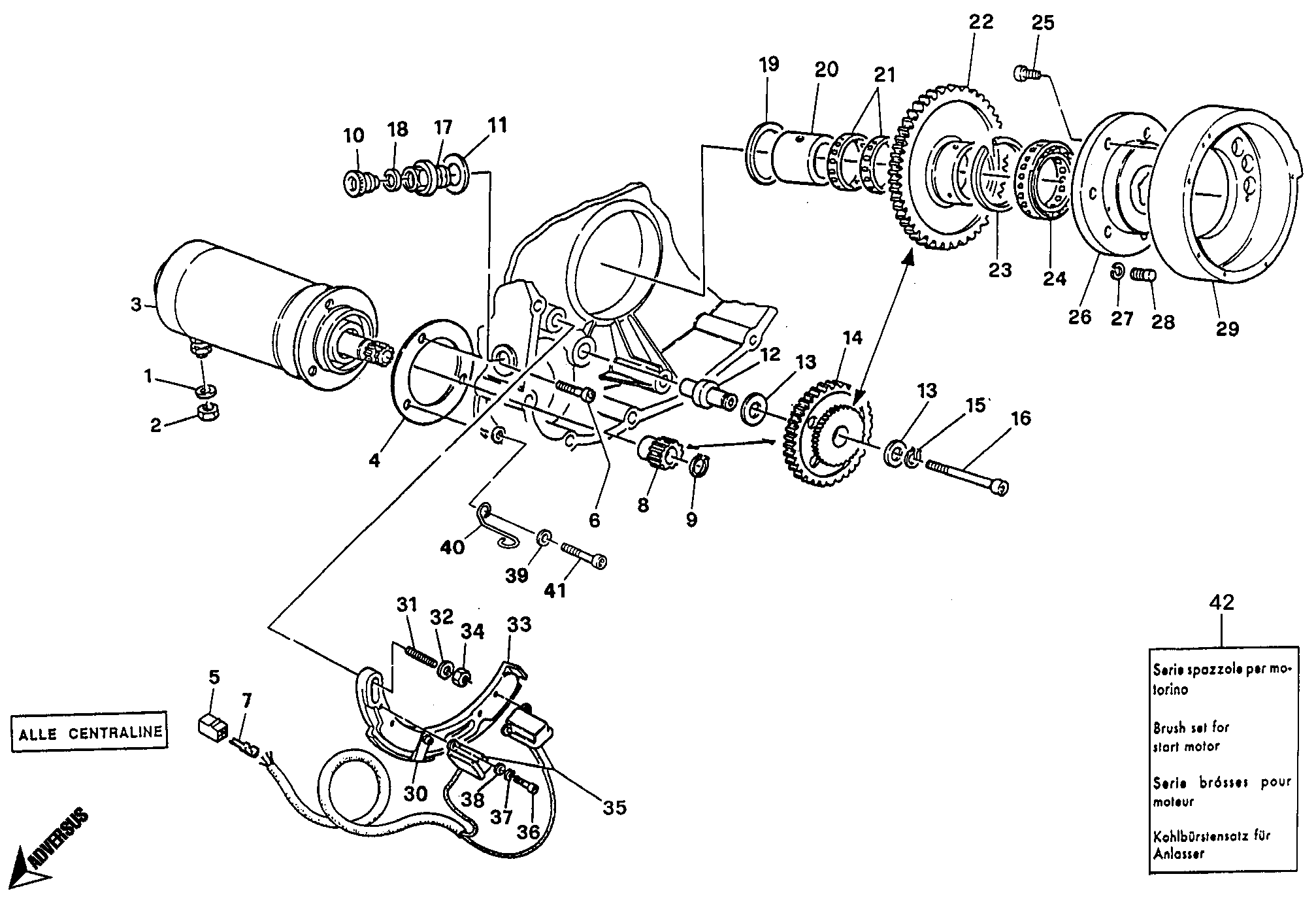 012 GENERATEUR MOTEUR DEMARRAGE POUR SUPERSPORT 600 SS 1991