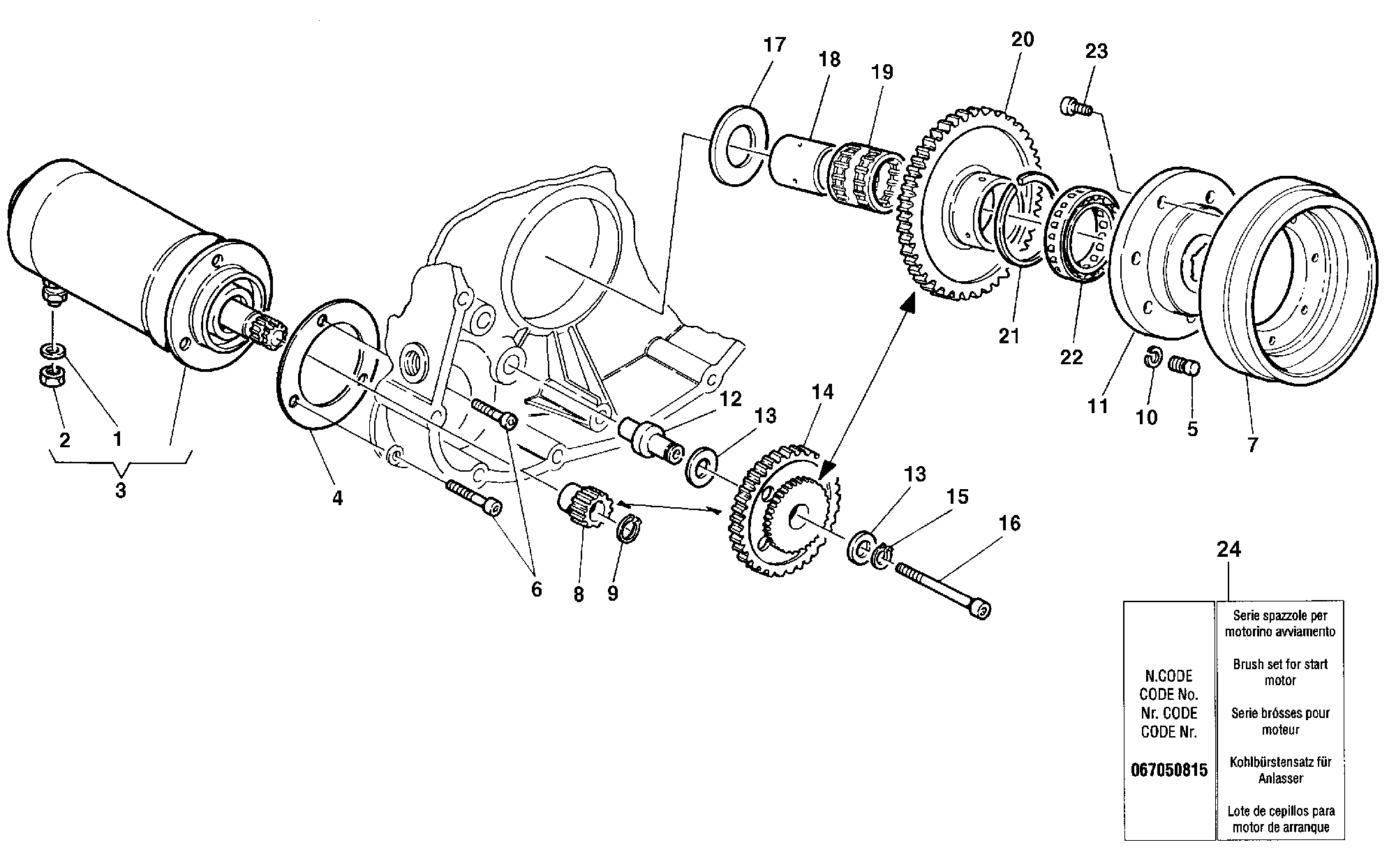 120 GENERATEUR MOTEUR DEMARRAGE POUR SUPERBIKE 748 SPS 1999