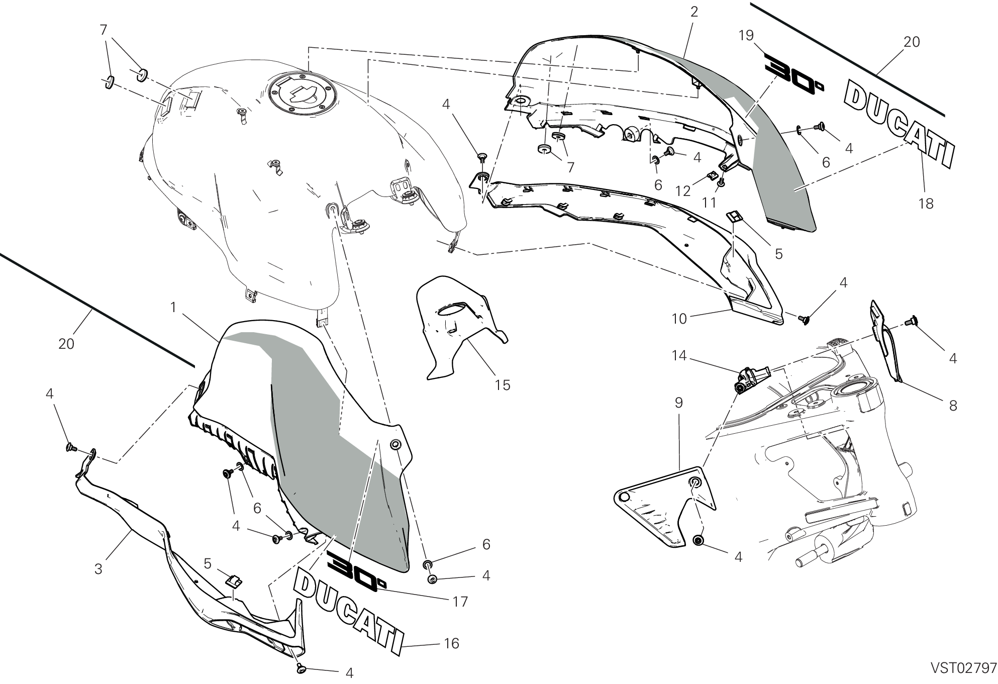 36B HABILLAGE POUR MONSTER 30 ANNIVERSARIO 2024