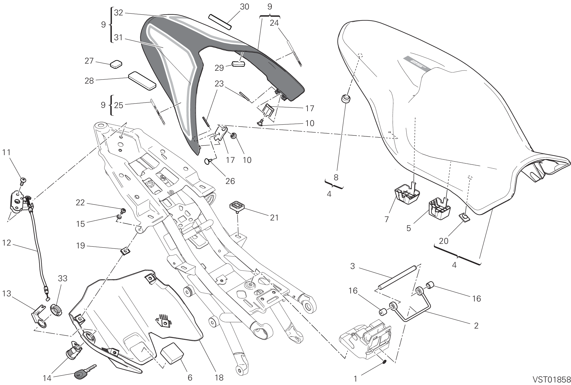 033 SELLE POUR MONSTER 1200 25 ANNIVERSARIO 2019