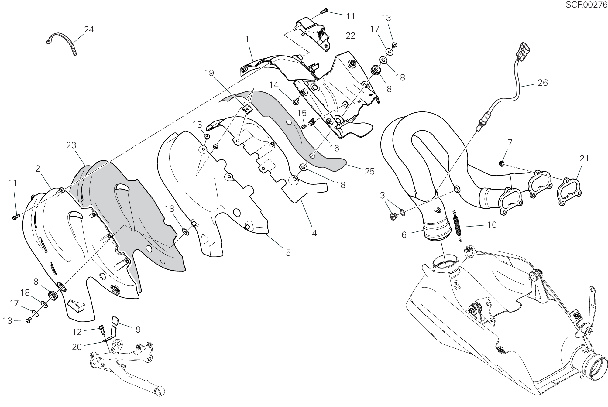 31B ECHAPPEMENT POUR SUPERBIKE PANIGALE V4 2019