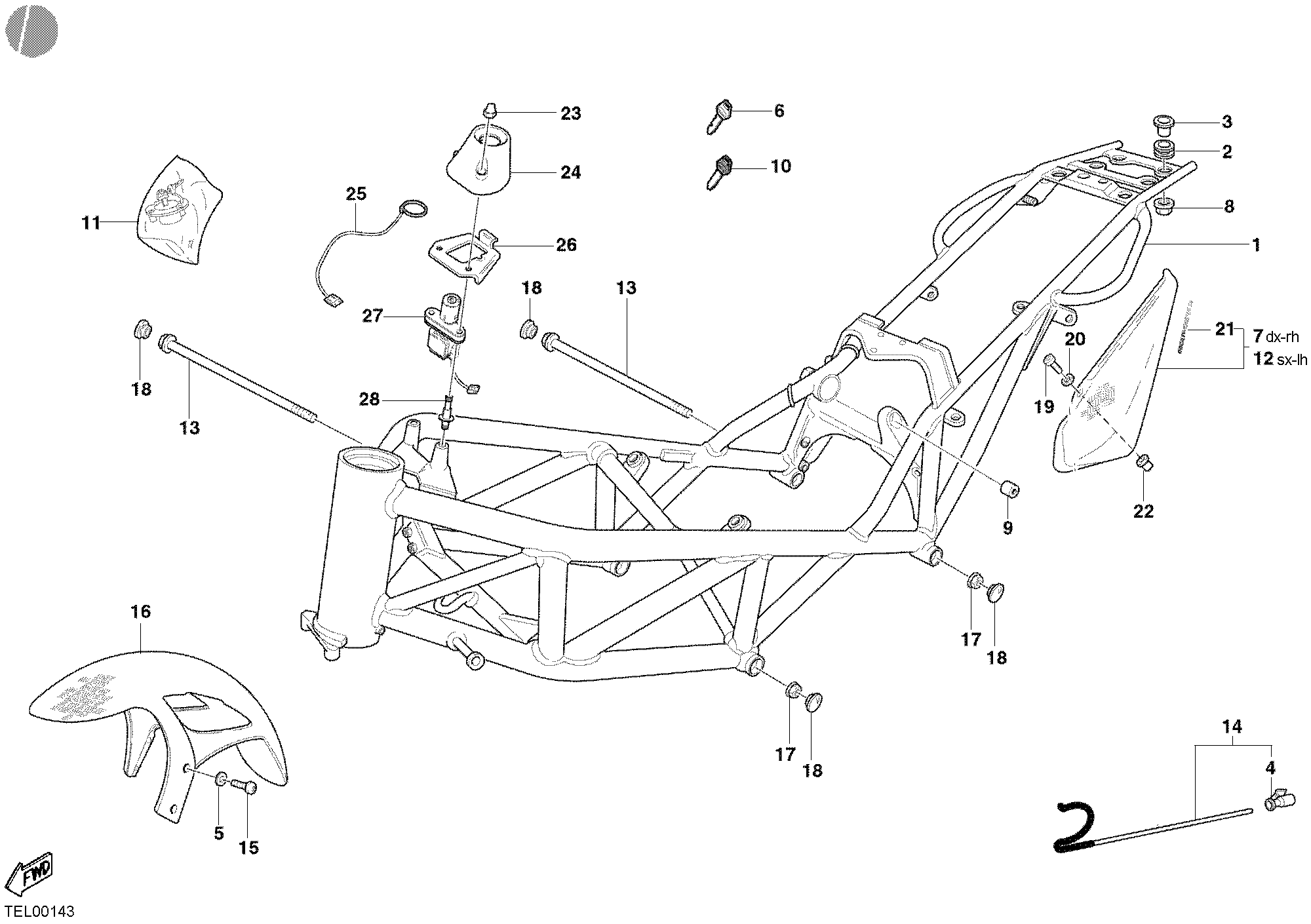 023 CADRE POUR MONSTER S4 2002