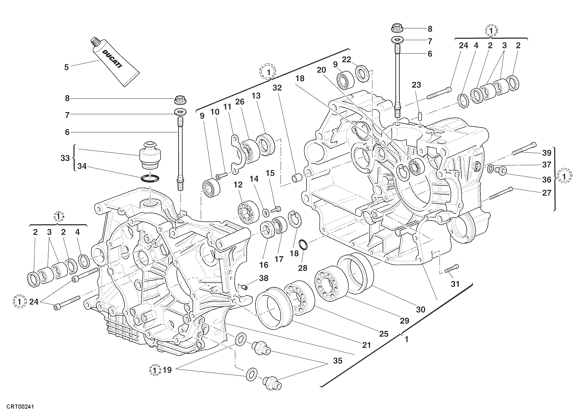 010 CARTER MOTEUR POUR SPORT TOURING ST3 S ABS 2006