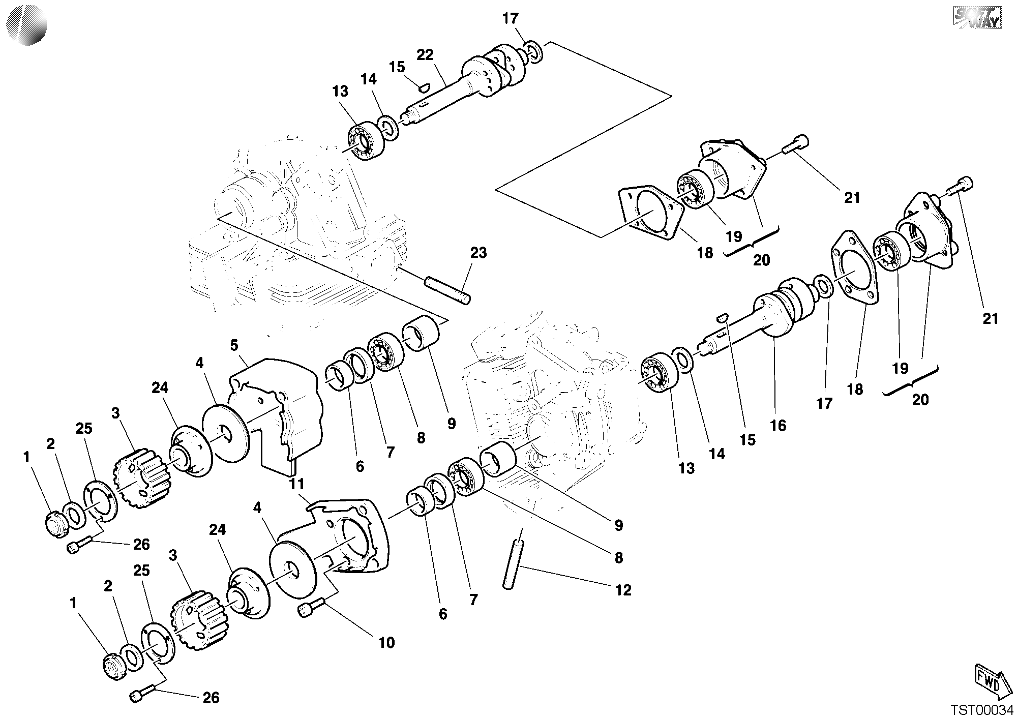 013 ARBRE A CAMES POUR SUPERSPORT 900 S 2002
