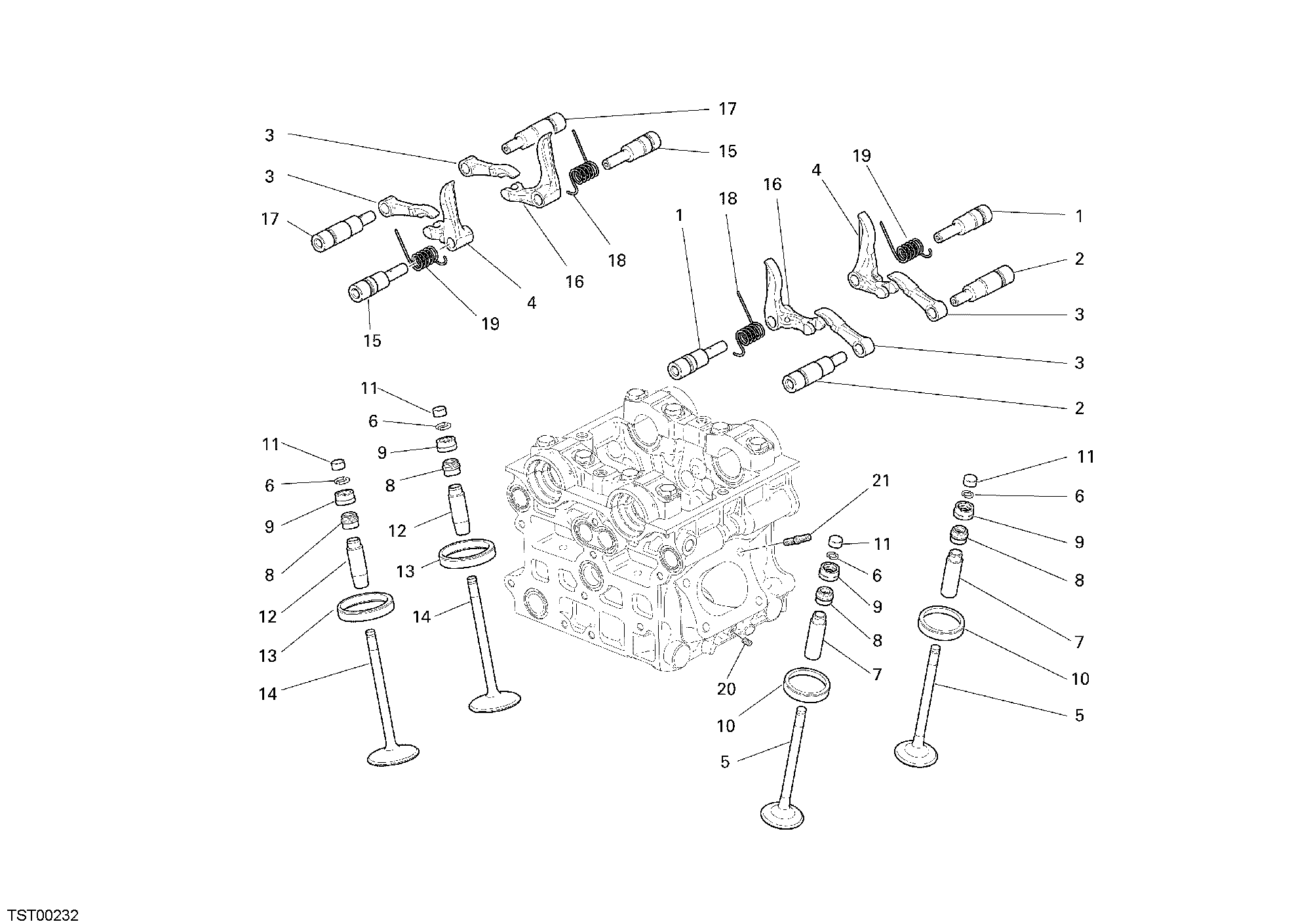 013 ARBRE A CAMES POUR MONSTER S4RS 2008