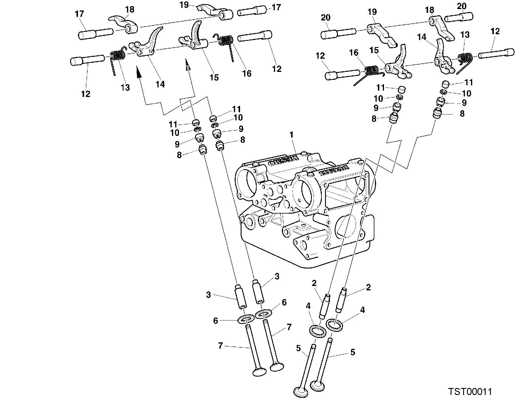 013 ARBRE A CAMES POUR SPORT TOURING ST4 2000