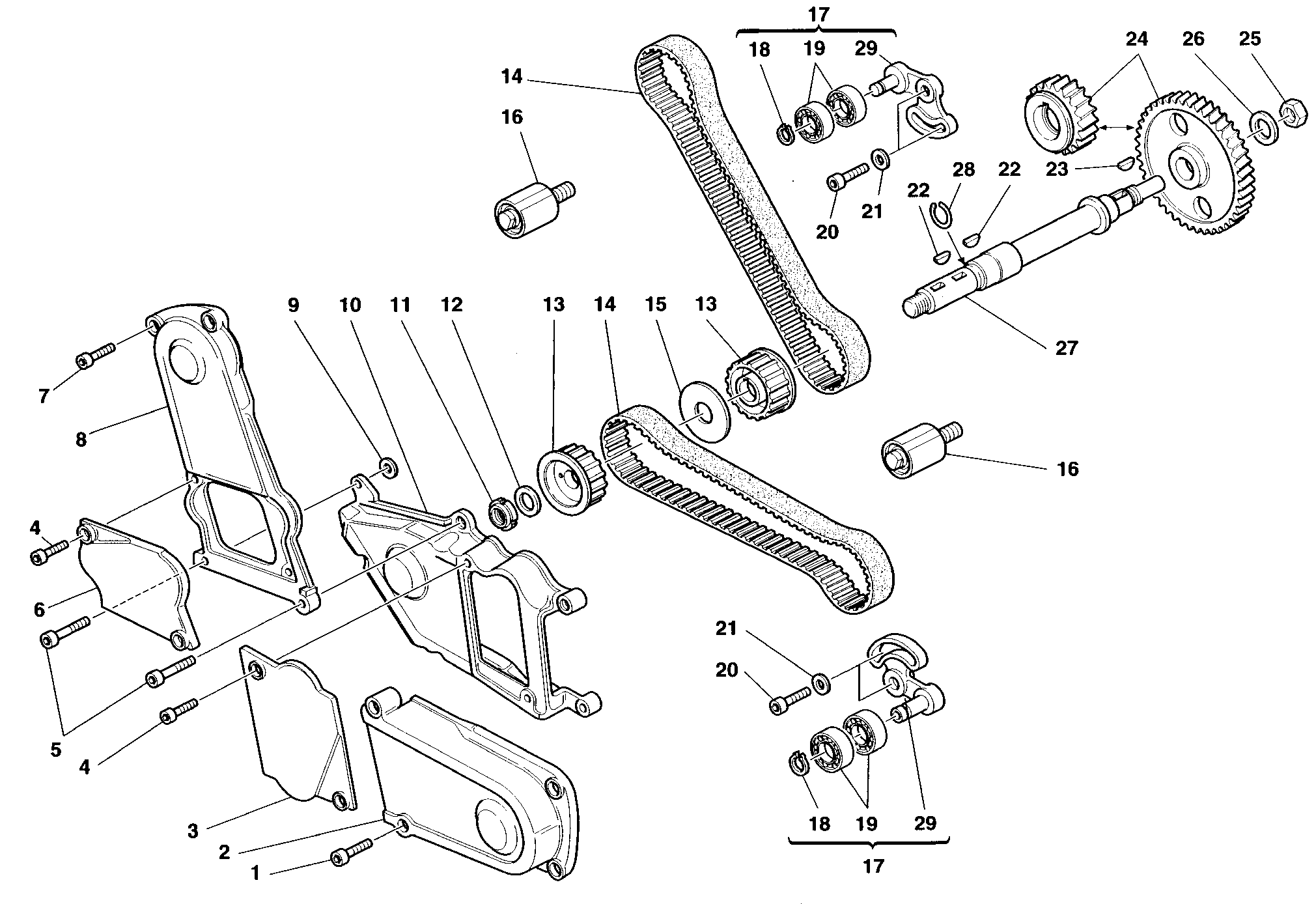 008 COURROIE DISTRIBUTION POUR SUPERSPORT 900 SS FINAL ED 1998