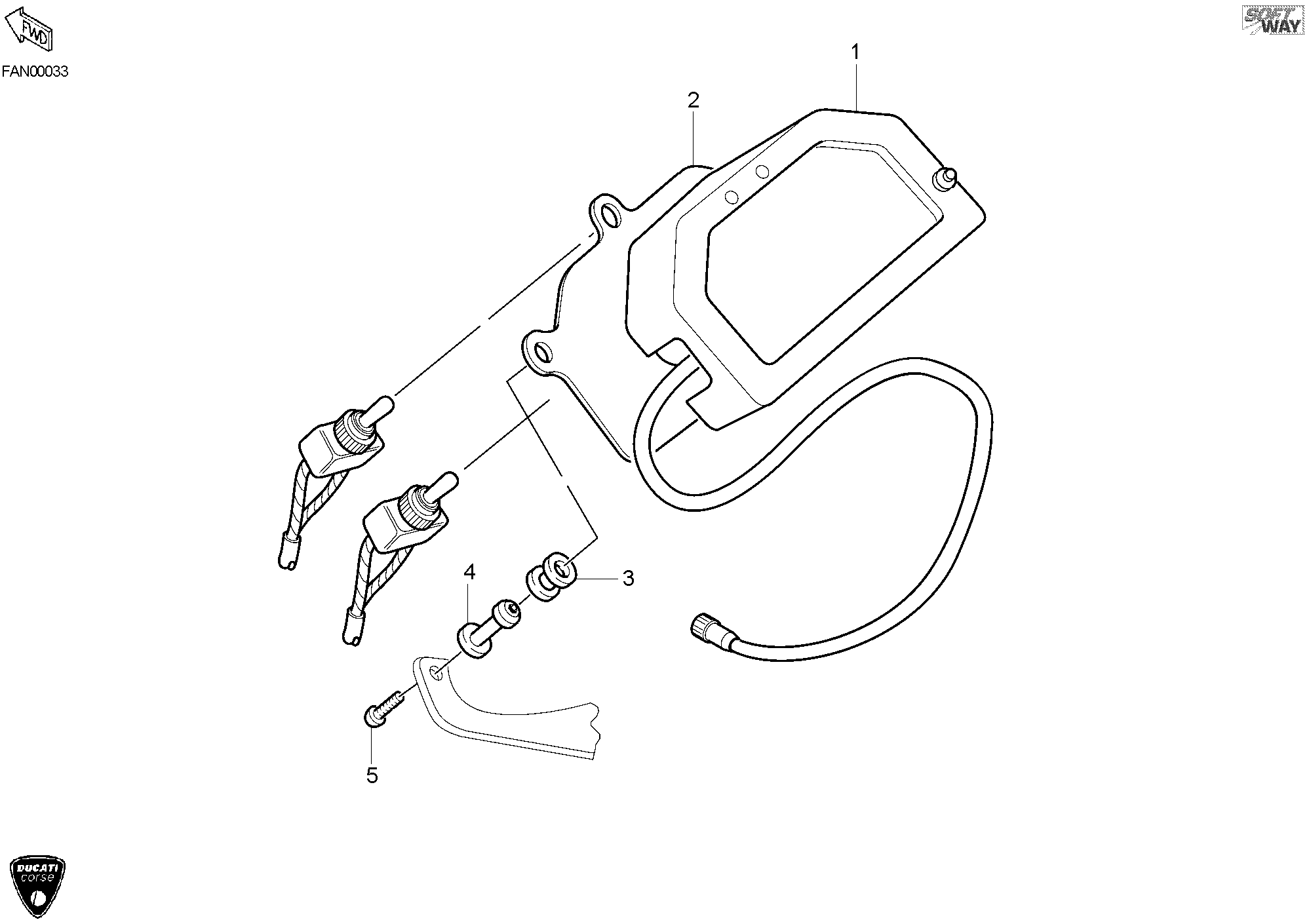 020 COMPTEURS POUR SUPERBIKE 998 RS 2002