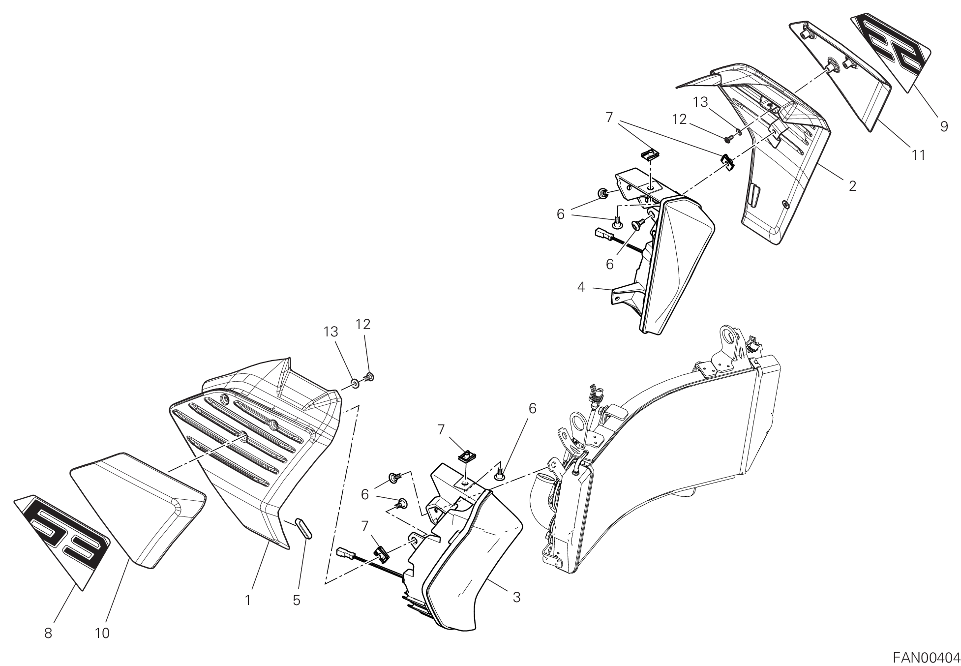 13C CLIGNOTANTS DE DIRECTION POUR DIAVEL 1260 LAMBO 2021
