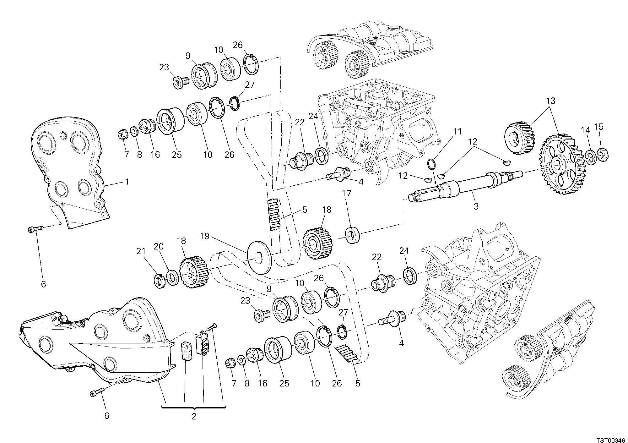 008 COURROIE DISTRIBUTION POUR SUPERBIKE 1098 S 2008