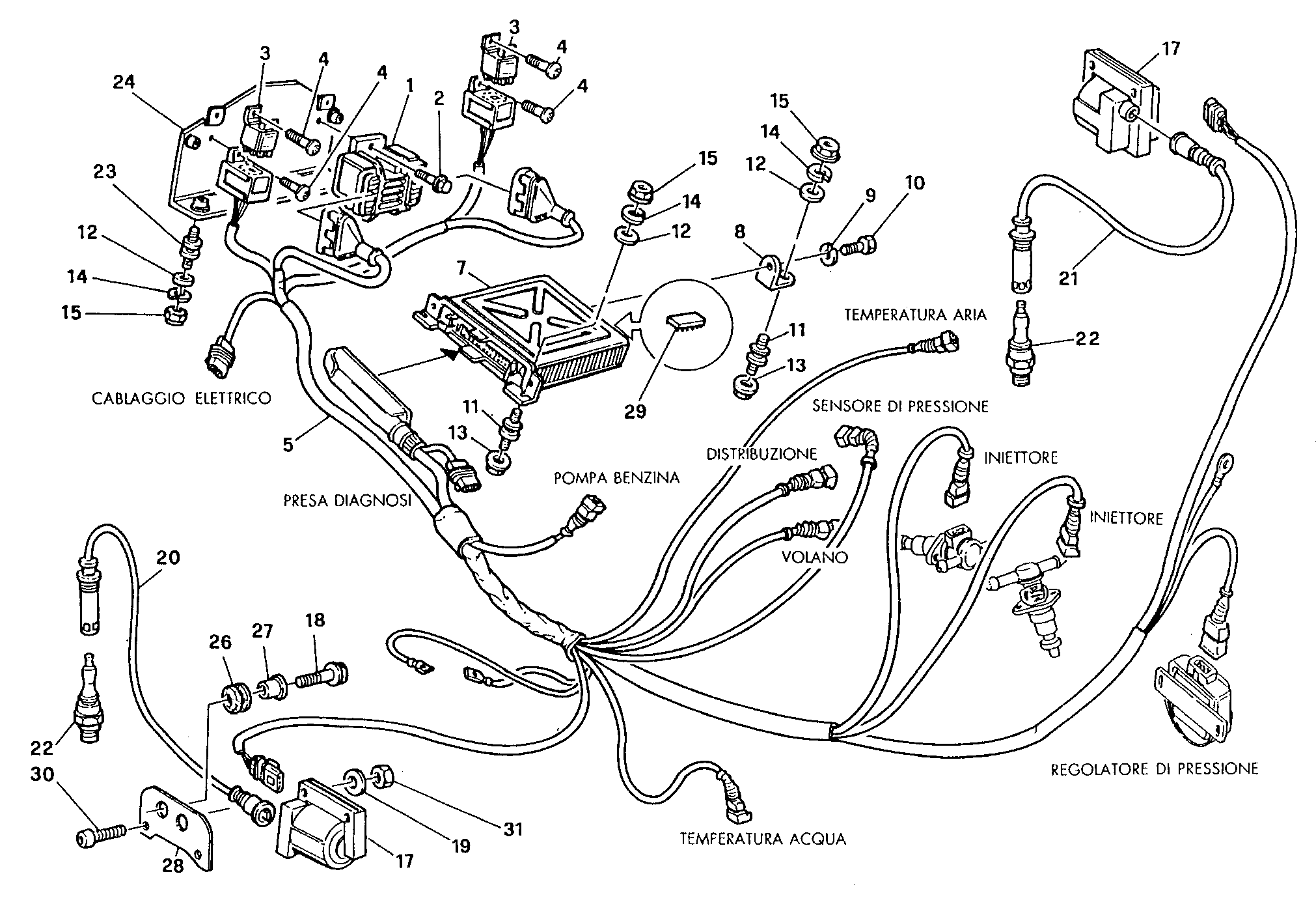 180 CENTRALE CONTRLE MOTEUR POUR SUPERBIKE 851 1992