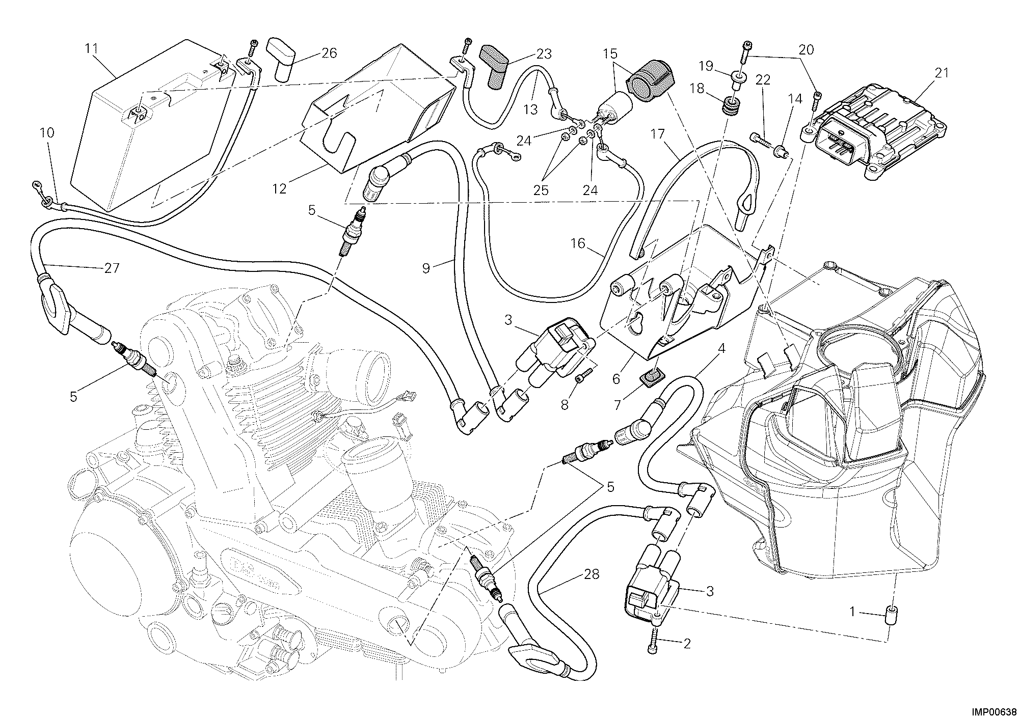 019 BATTERIE POUR MONSTER 1100 ABS 2010