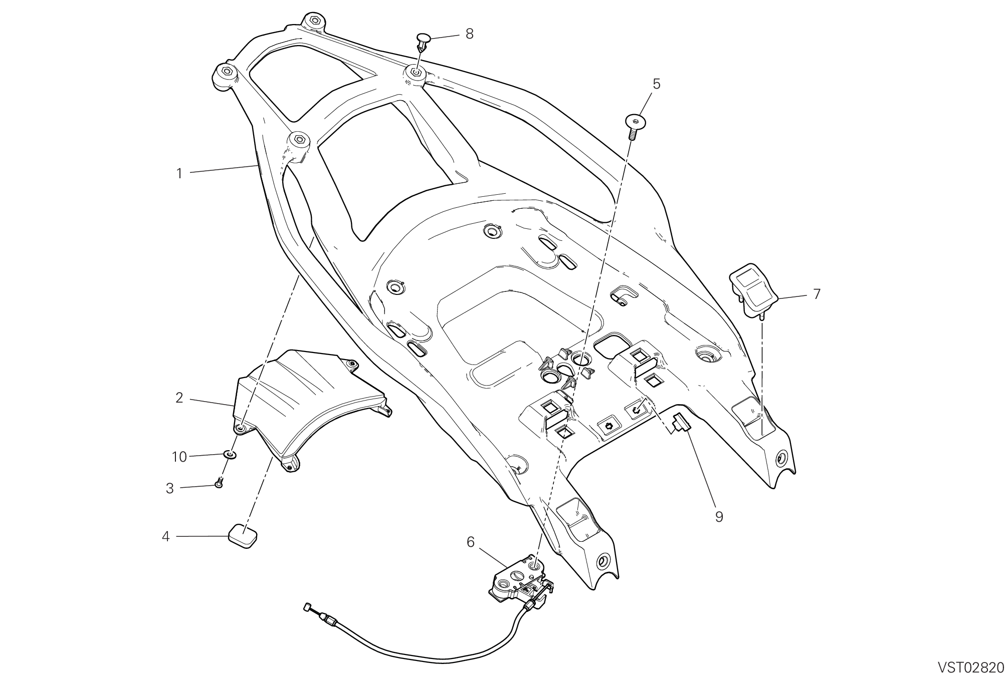 37H POIGNEE ARRIERE POUR MULTISTRADA V4 2024