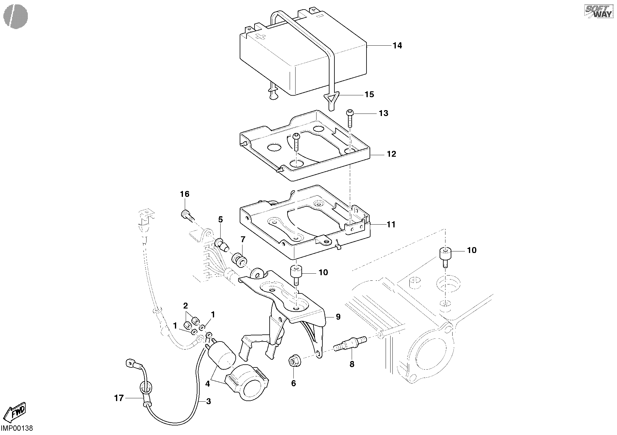 39A BATTERIE POUR MONSTER S4R 2003