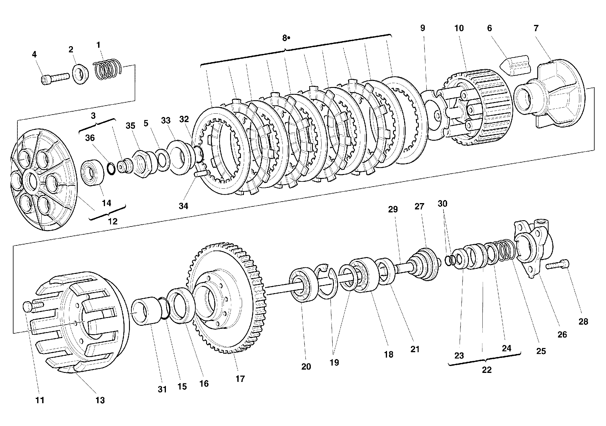 004 EMBRAYAGE POUR MONSTER 900 2000