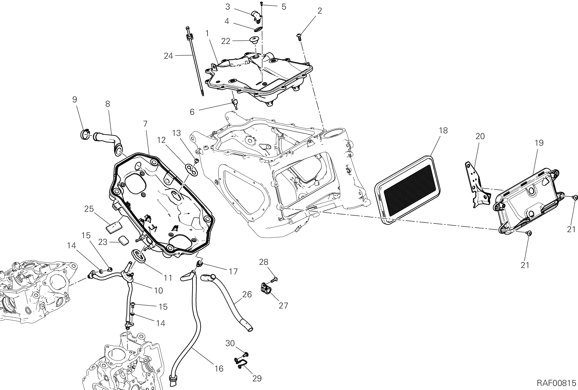 34B FILTRE A AIR POUR SUPERBIKE PANIGALE V2 NEW 2025