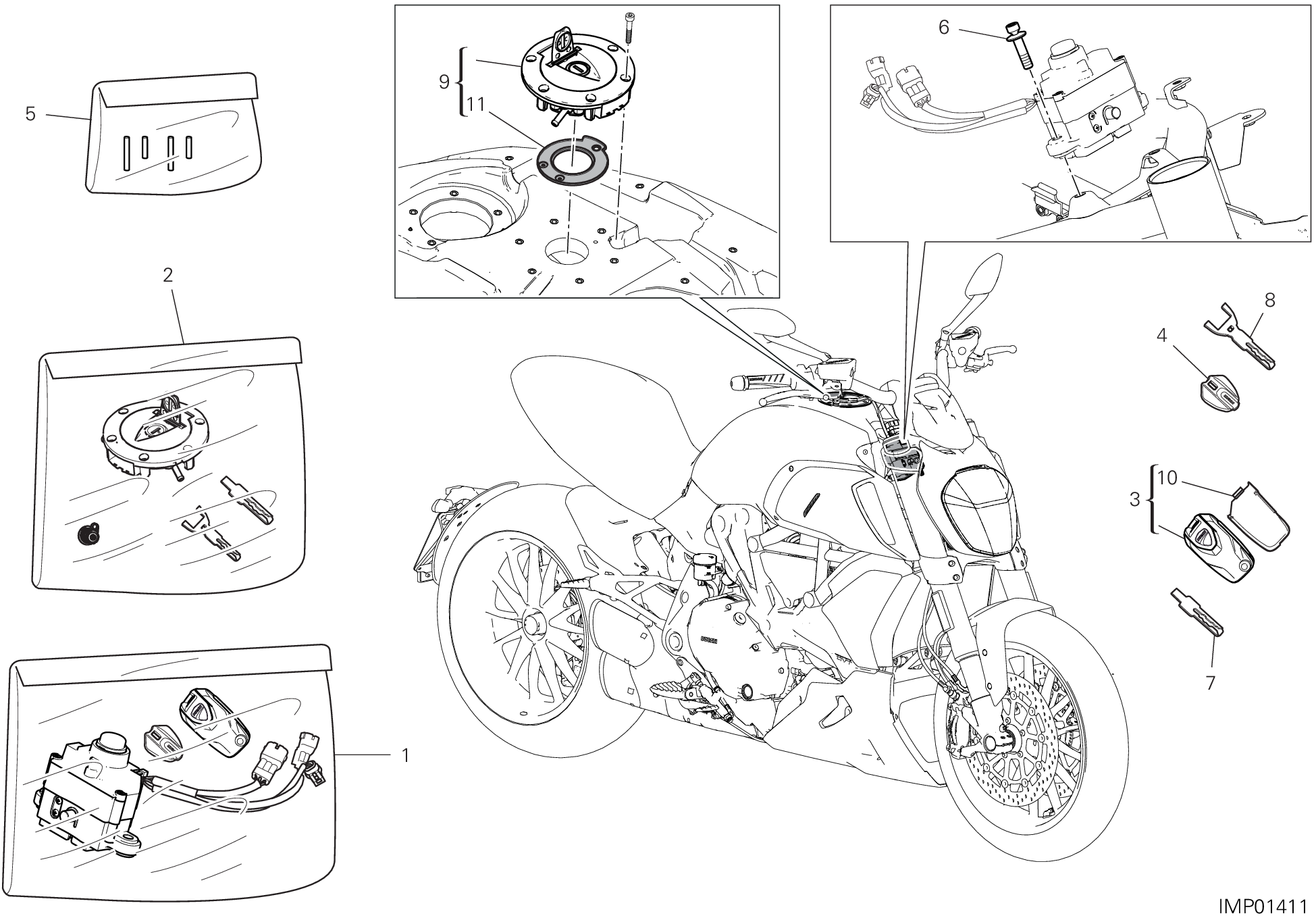 12D DISOISITIF ELECTRIQUES POUR DIAVEL 1260 2022