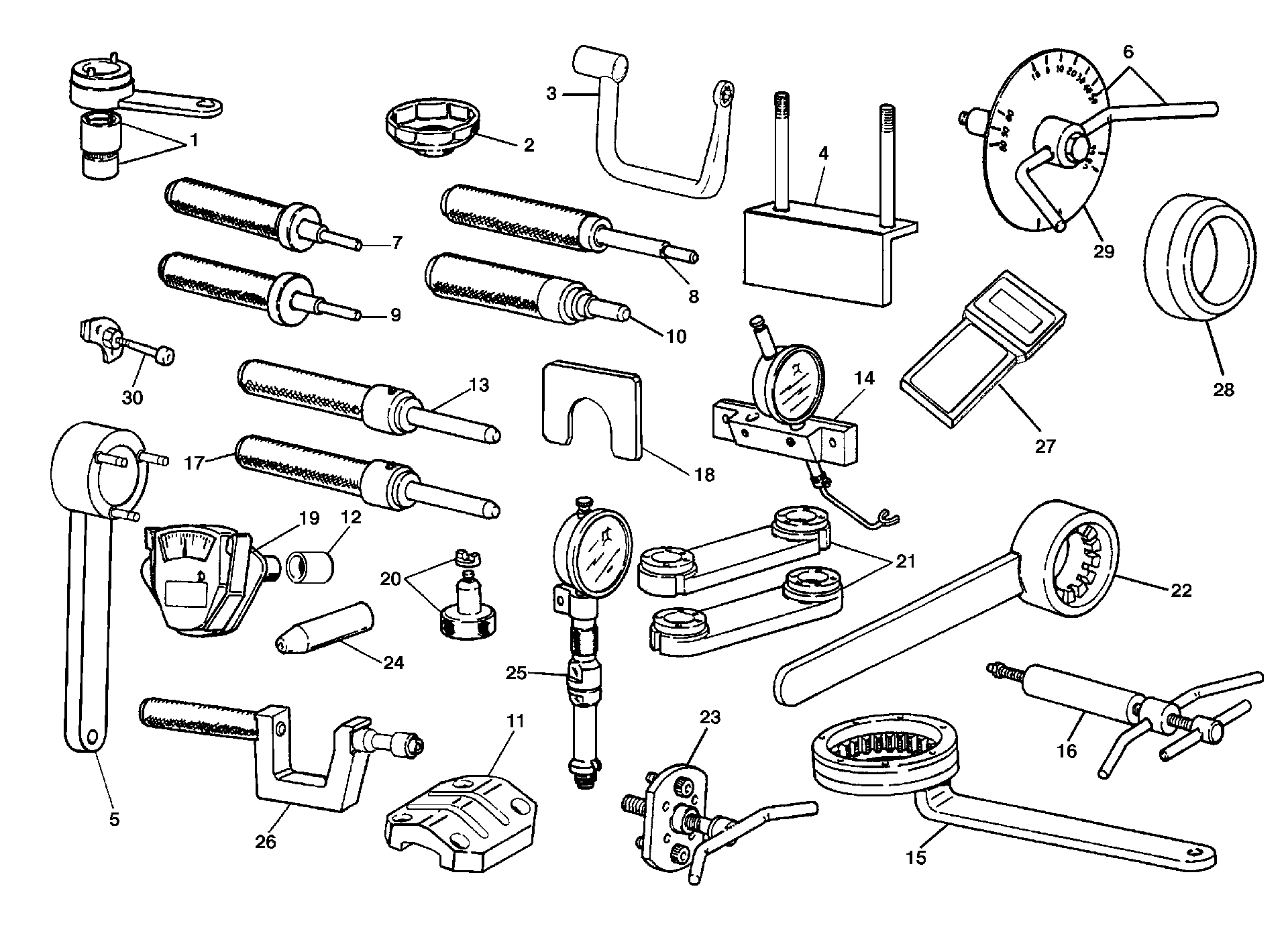 010 OUTILS DASSISTANCE MOTEUR POUR SUPERBIKE 748 R 1999